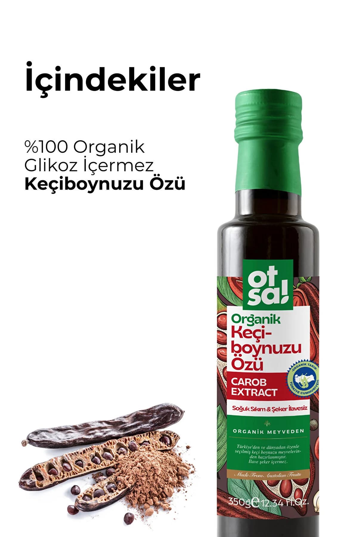 Otsa Doğal ve Saf Keçiboynuzundan Elde Edilen Besleyici Keçiboynuzu Özü 350g