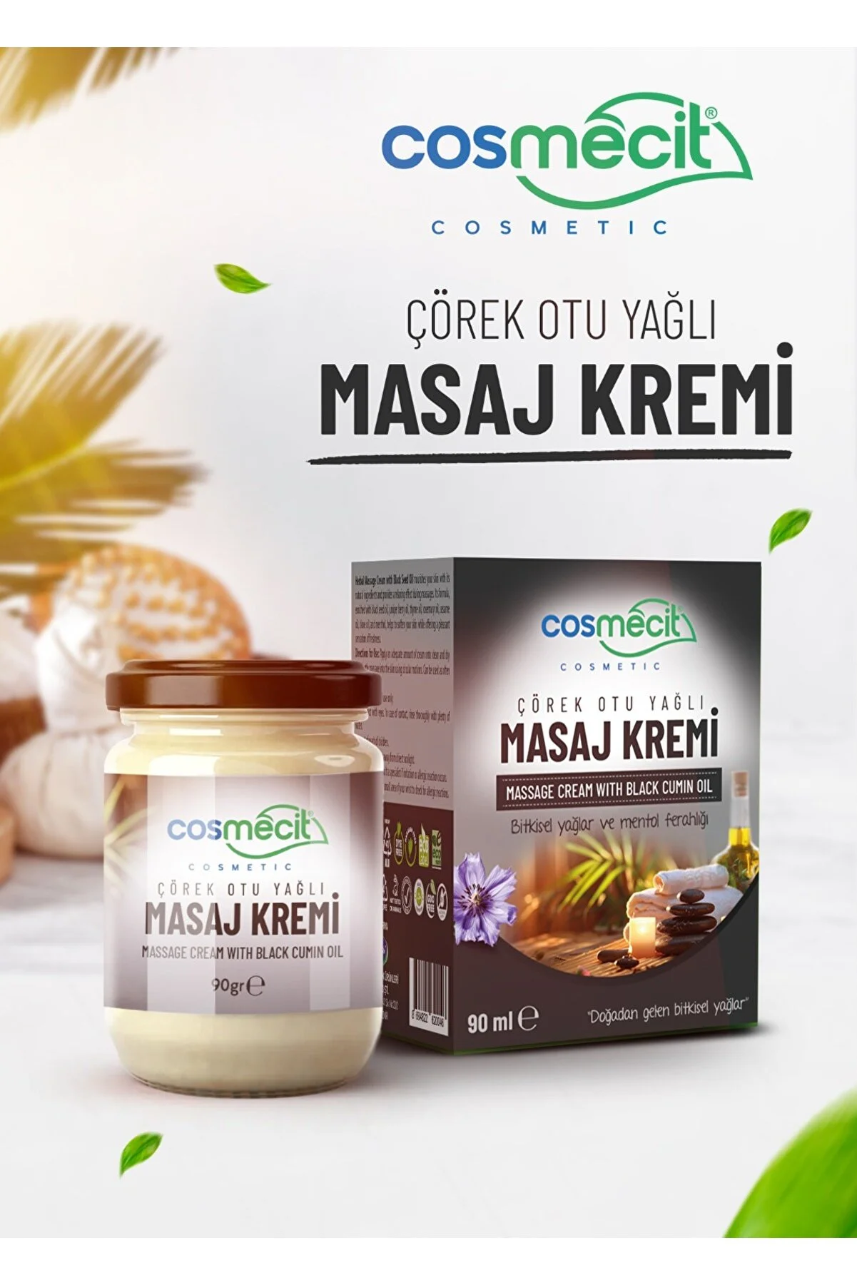 cosmecit Çörek Otu Yağlı Masaj Kremi 90gr