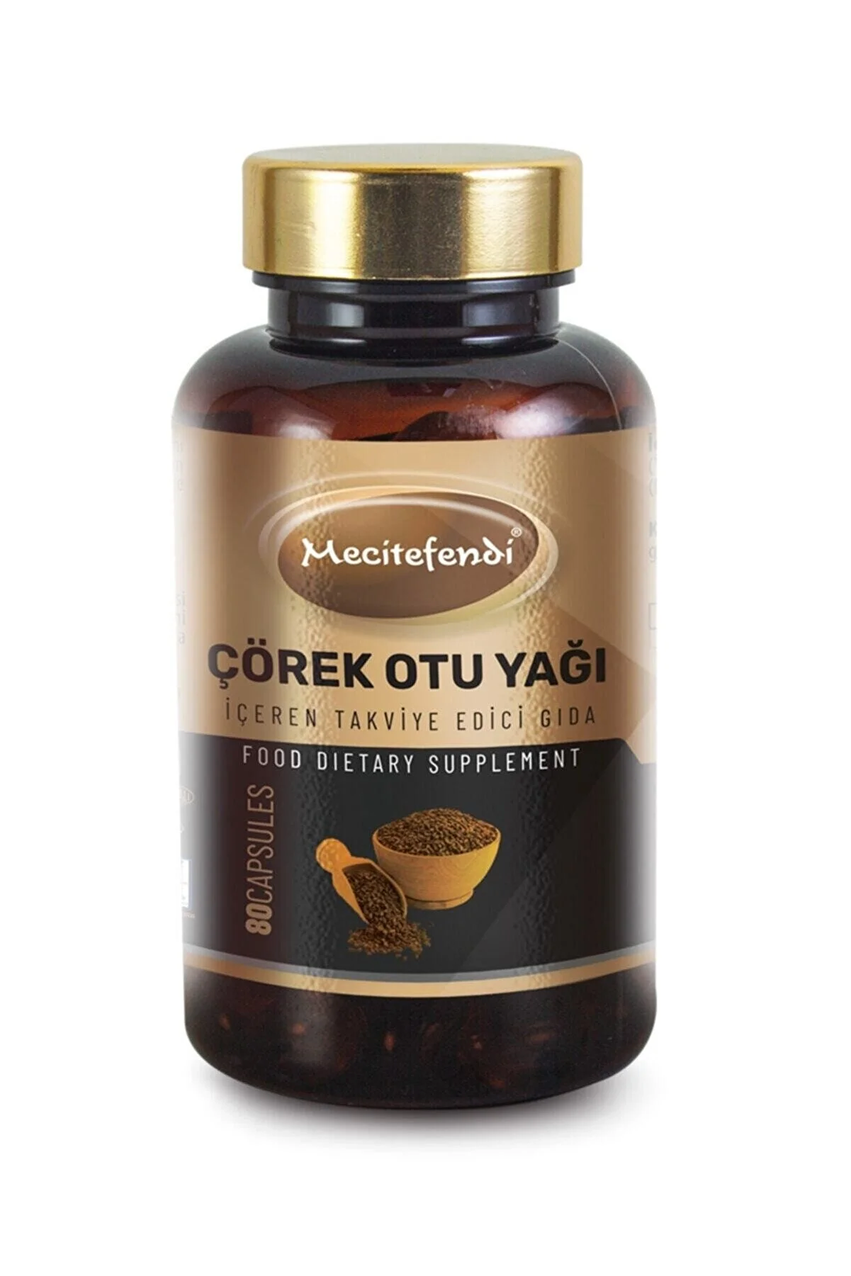 Mecitefendi Çörek Otu (Çörekotu) Yağı 80 Kapsül