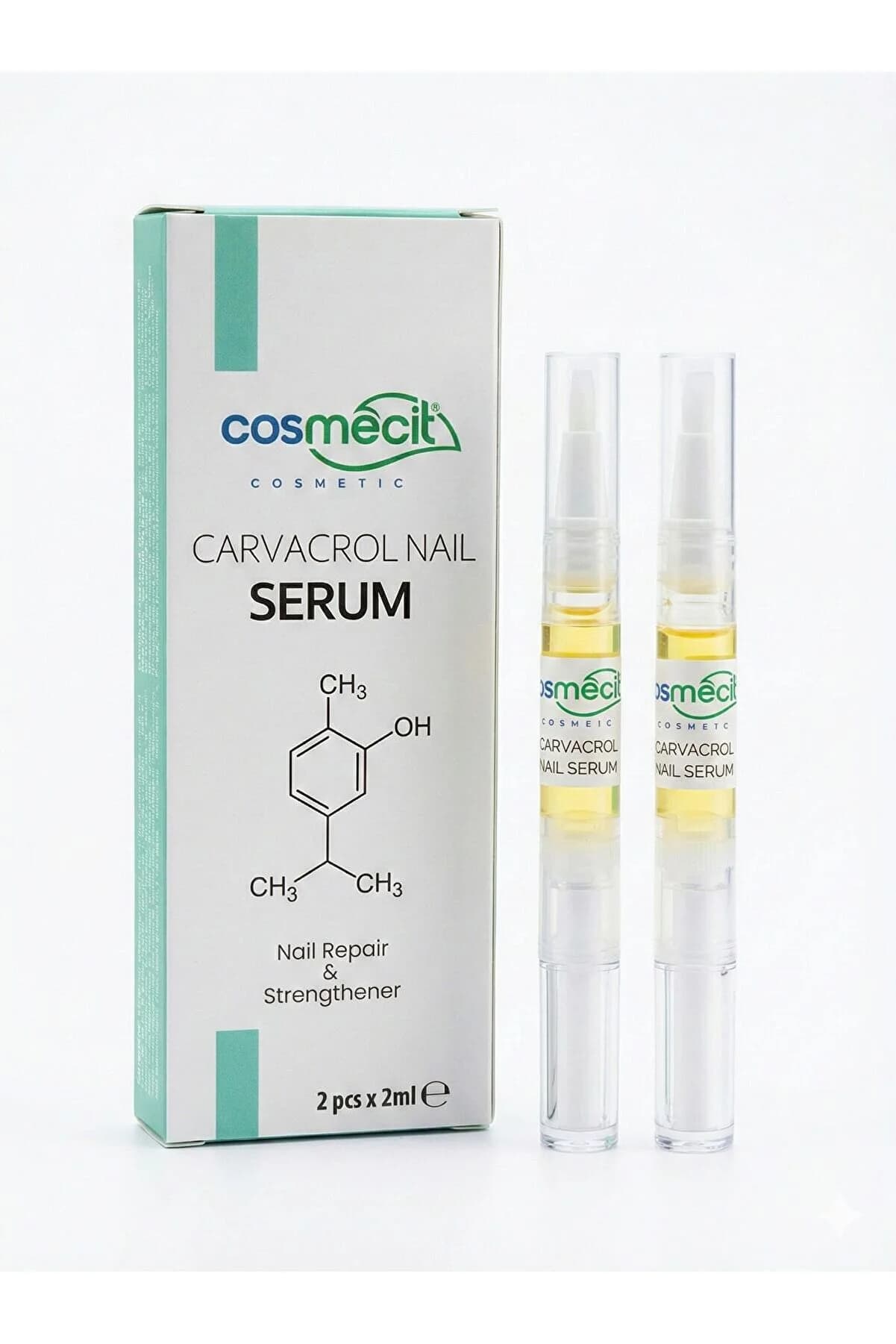 cosmecit Carvacrol Tırnak Onarıcı ve Güçlendirici Bakım Serumu 2x2ml (Mantar ve Kırılma Karşıtı)