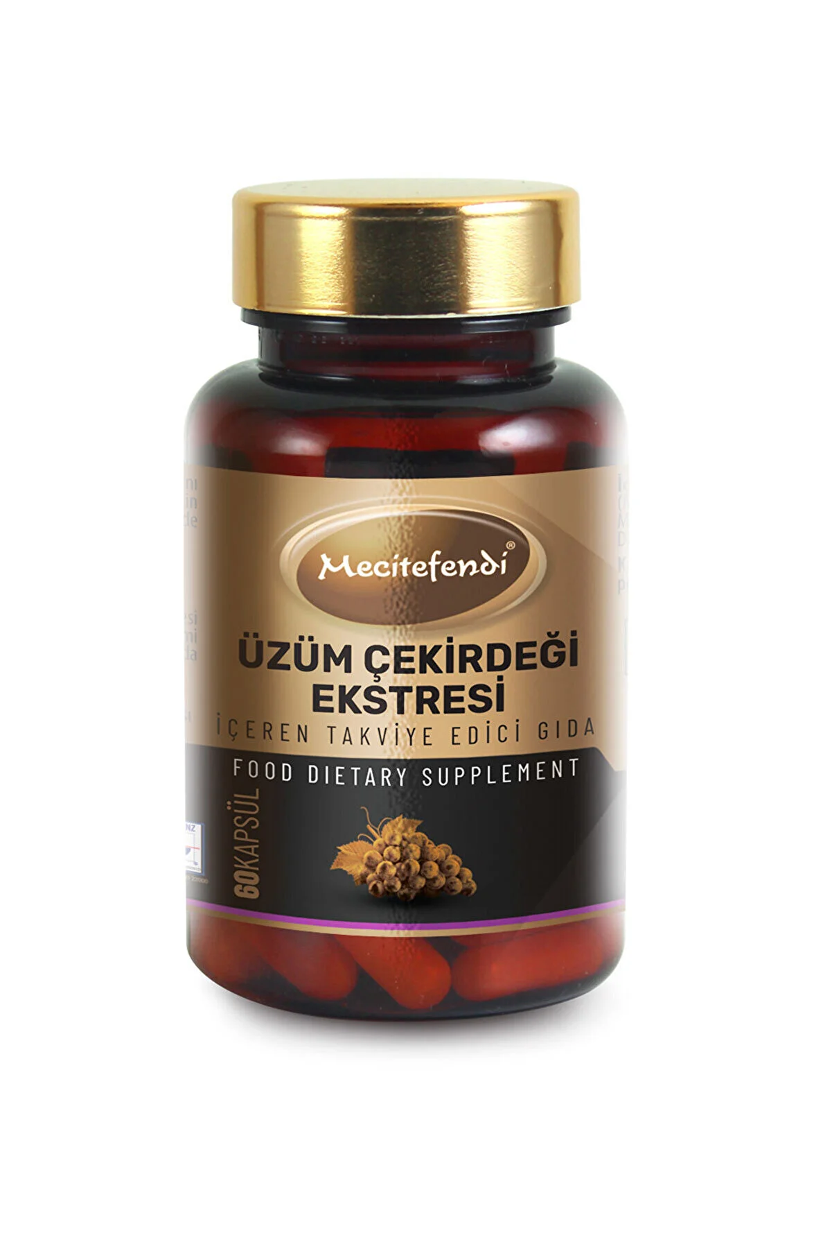 Mecitefendi Üzüm Çekirdeği Ekstresi Içeren Takviye Edici Gıda 60 Kapsül 545 Mg