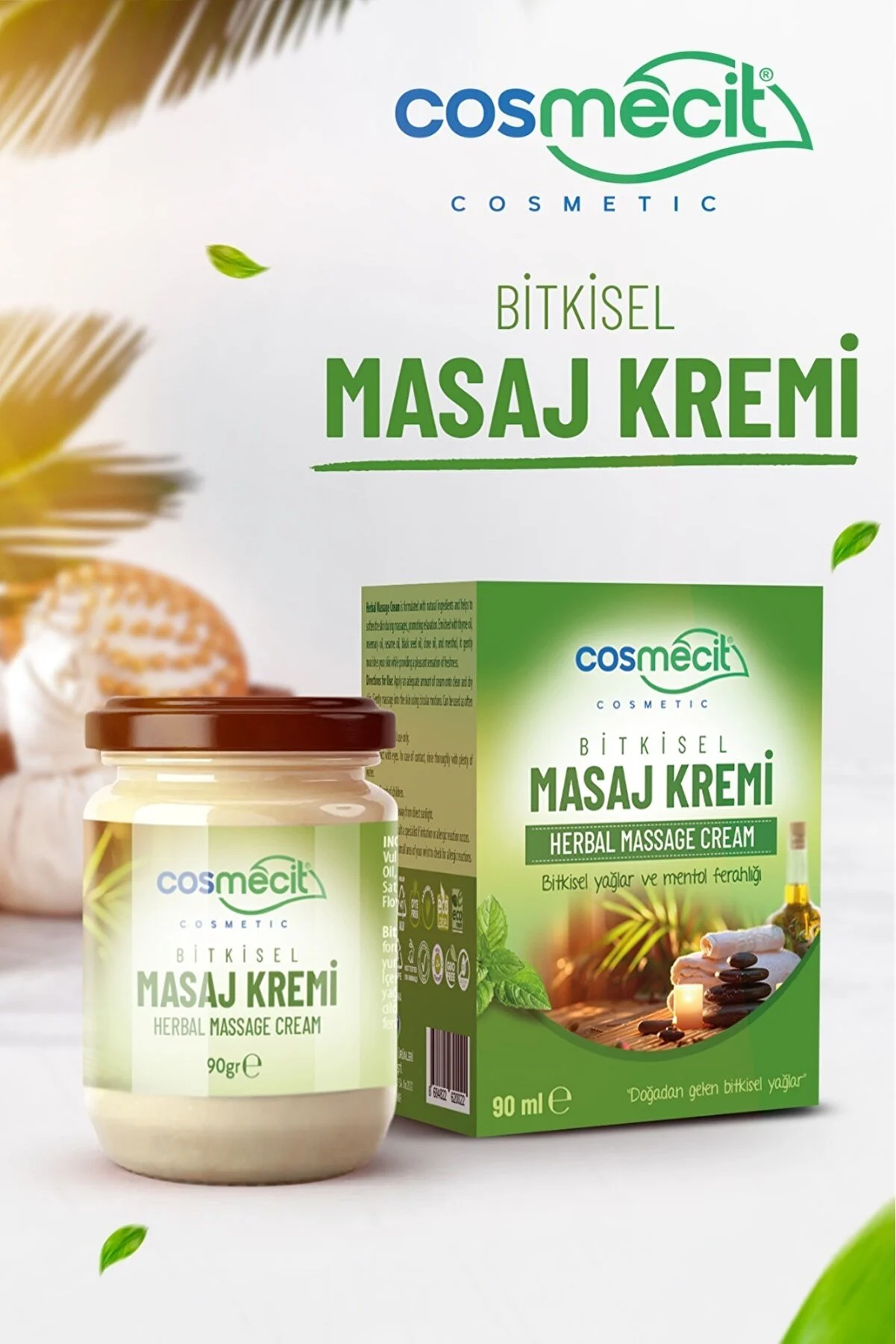 cosmecit Bitkisel Masaj Kremi 90 gr
