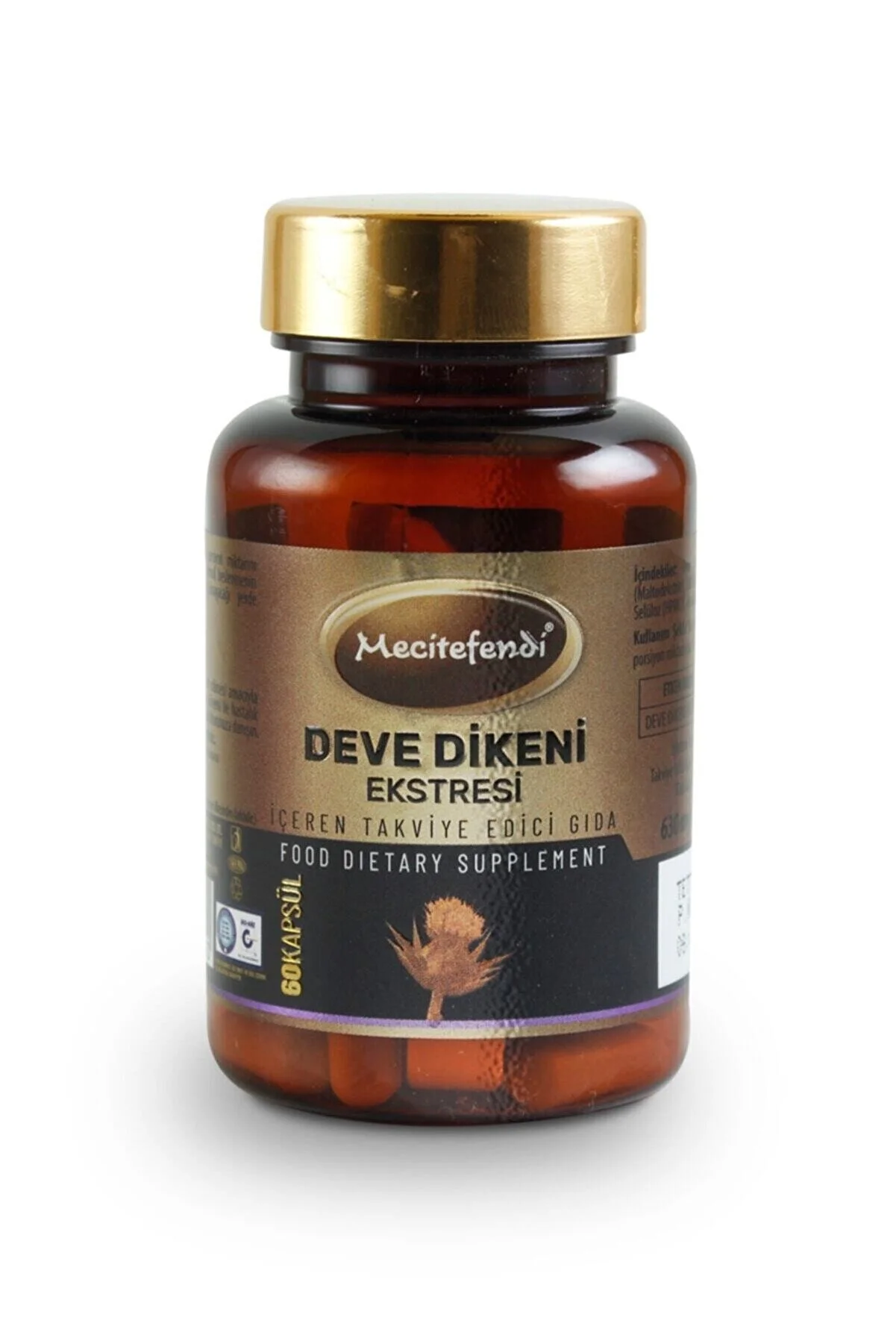 Mecitefendi Deve Dikeni Ekstresi 60 Kapsül -630 Mg