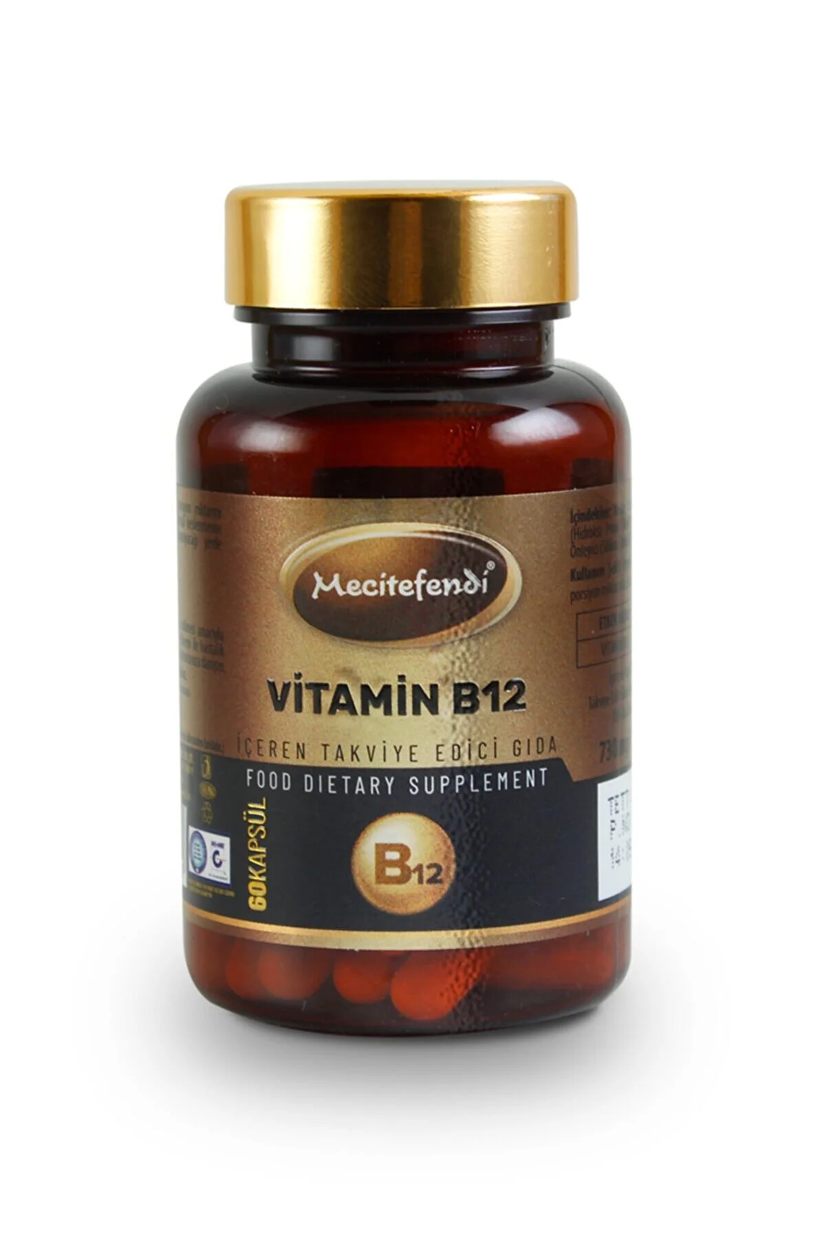 Mecitefendi Vitamin B12 Içeren Takviye Edici Gıda (60 Kapsül*730mg)