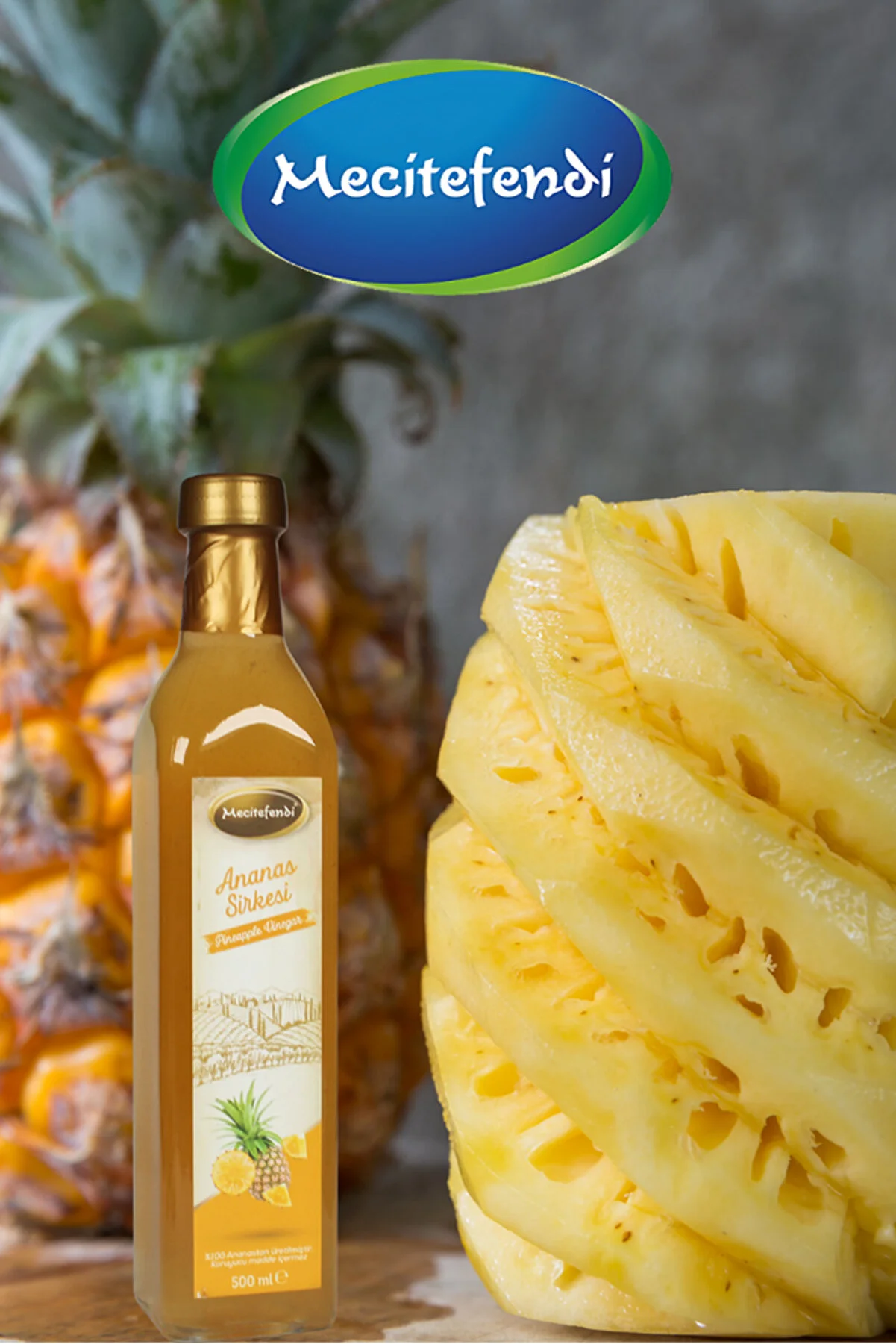 Mecitefendi MECİTEFENDİ ANANAS SİRKESİ 500 ML