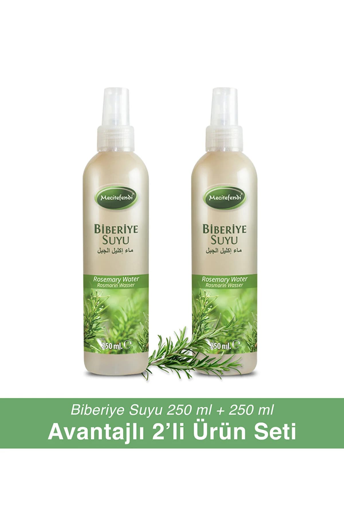 Mecitefendi Biberiye Suyu 250 ml 2'li Set