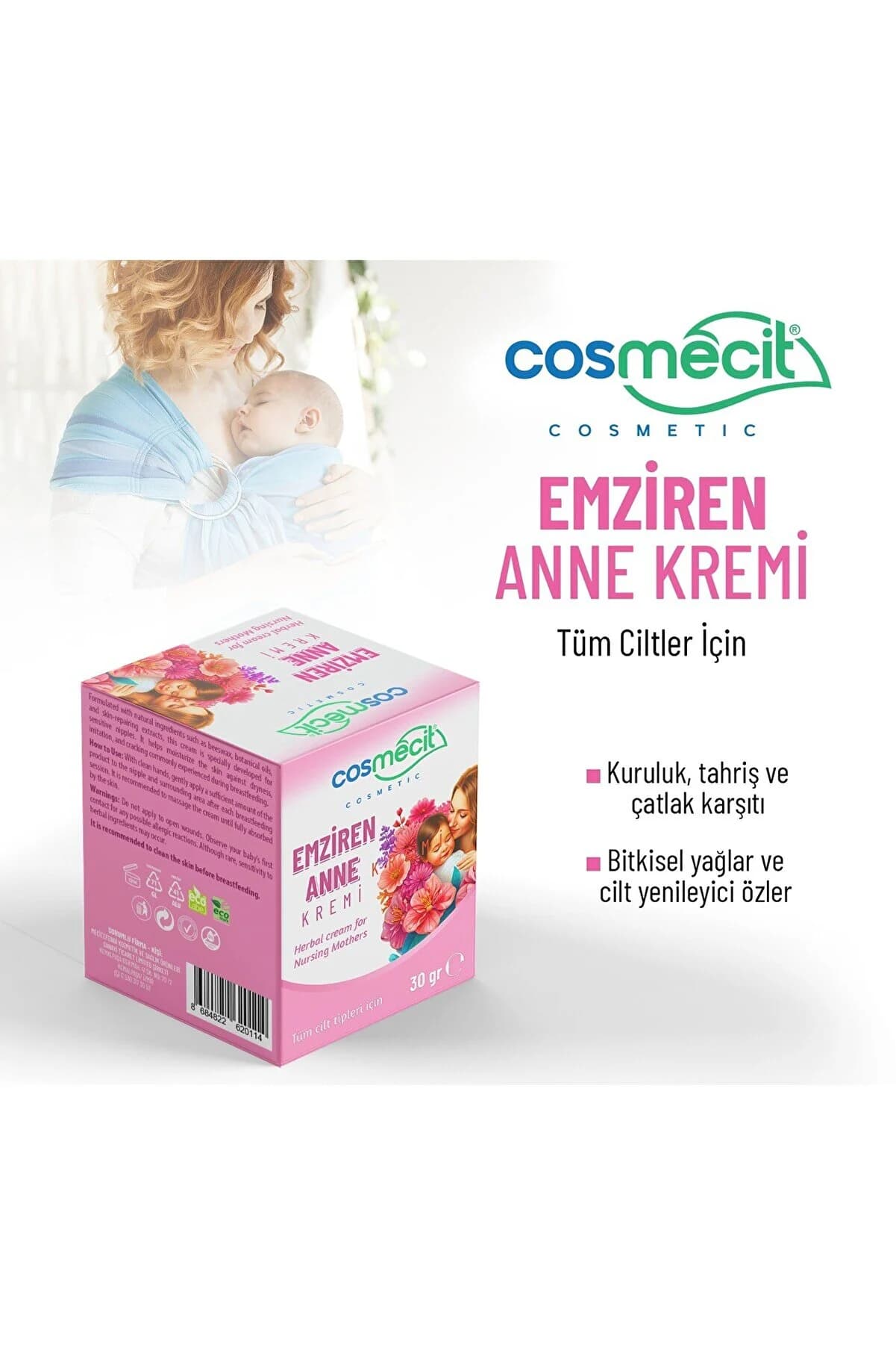 cosmecit Emziren Anne Göğüs Ucu Kremi 30GR