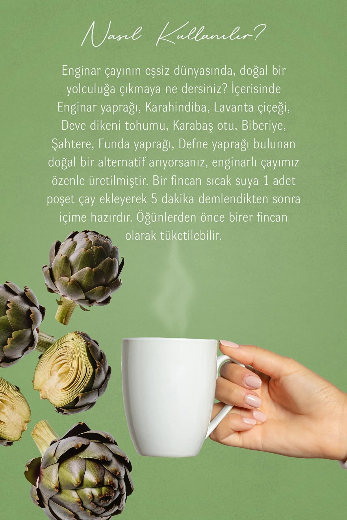 Mecitefendi Enginarlı Çay Süzen Poşet 40'lı