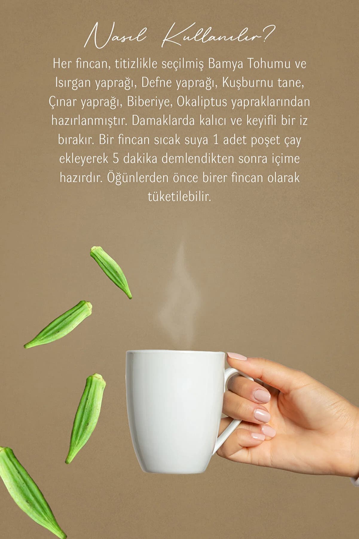Mecitefendi Bamya Tohumlu Çay (SÜZEN POŞET 40'LI)