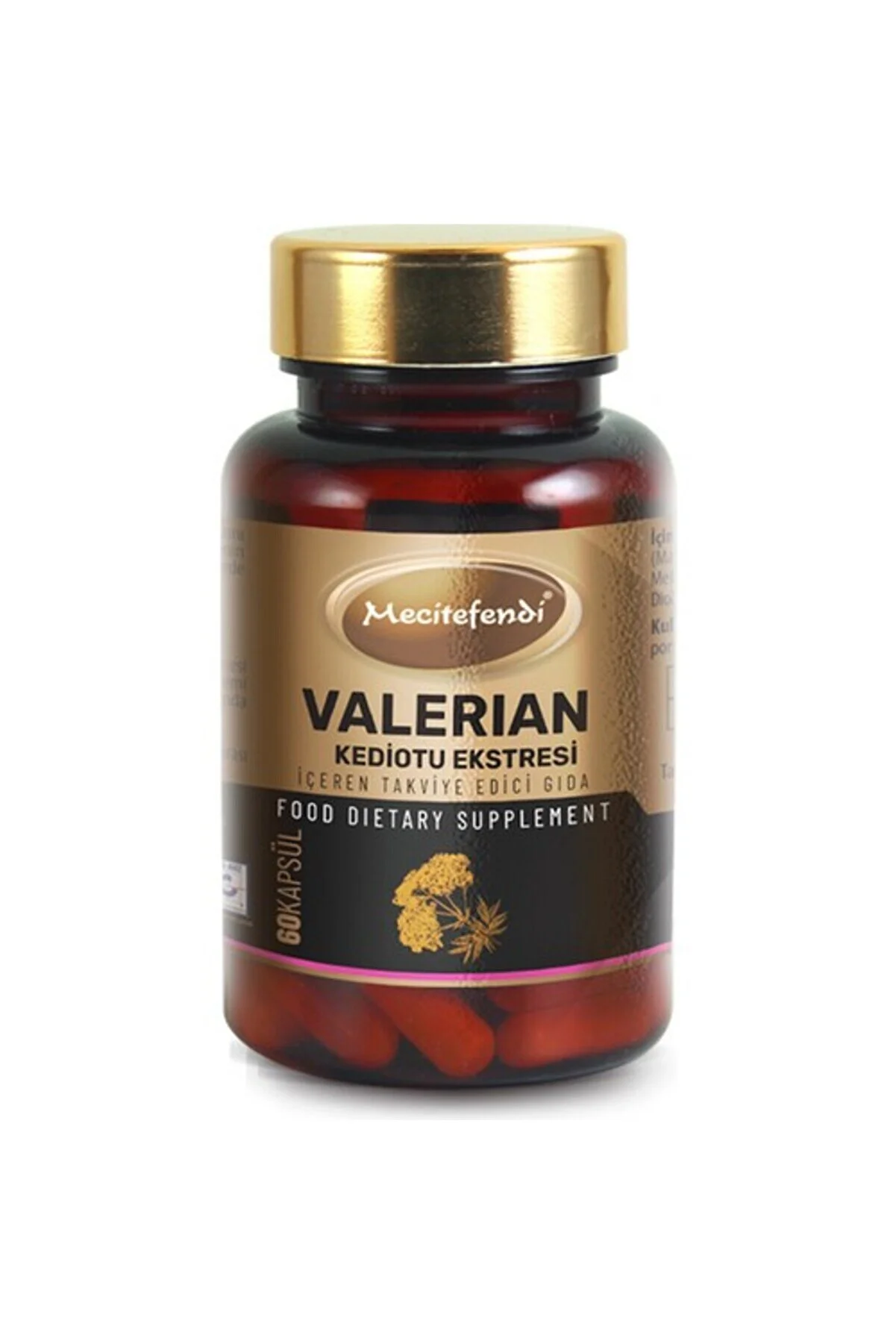 Mecitefendi Kediotu Ekstresi (KEDİ OTU EKSTRESİ - VALERİAN ROOT EXTRACT) (60 KAPSÜL*590MG)