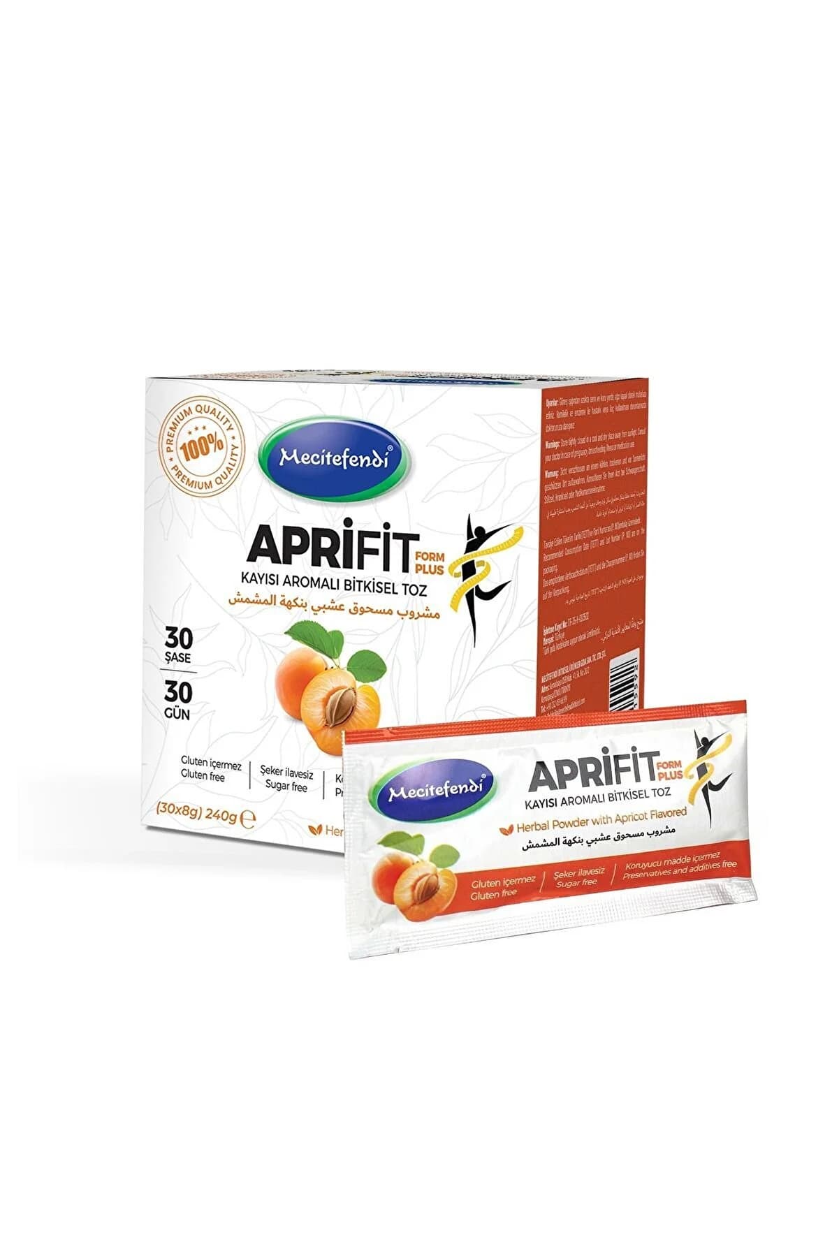 Mecitefendi APRİFİT KAYISI AROMALI BİTKİSEL TOZ 30 ŞASE