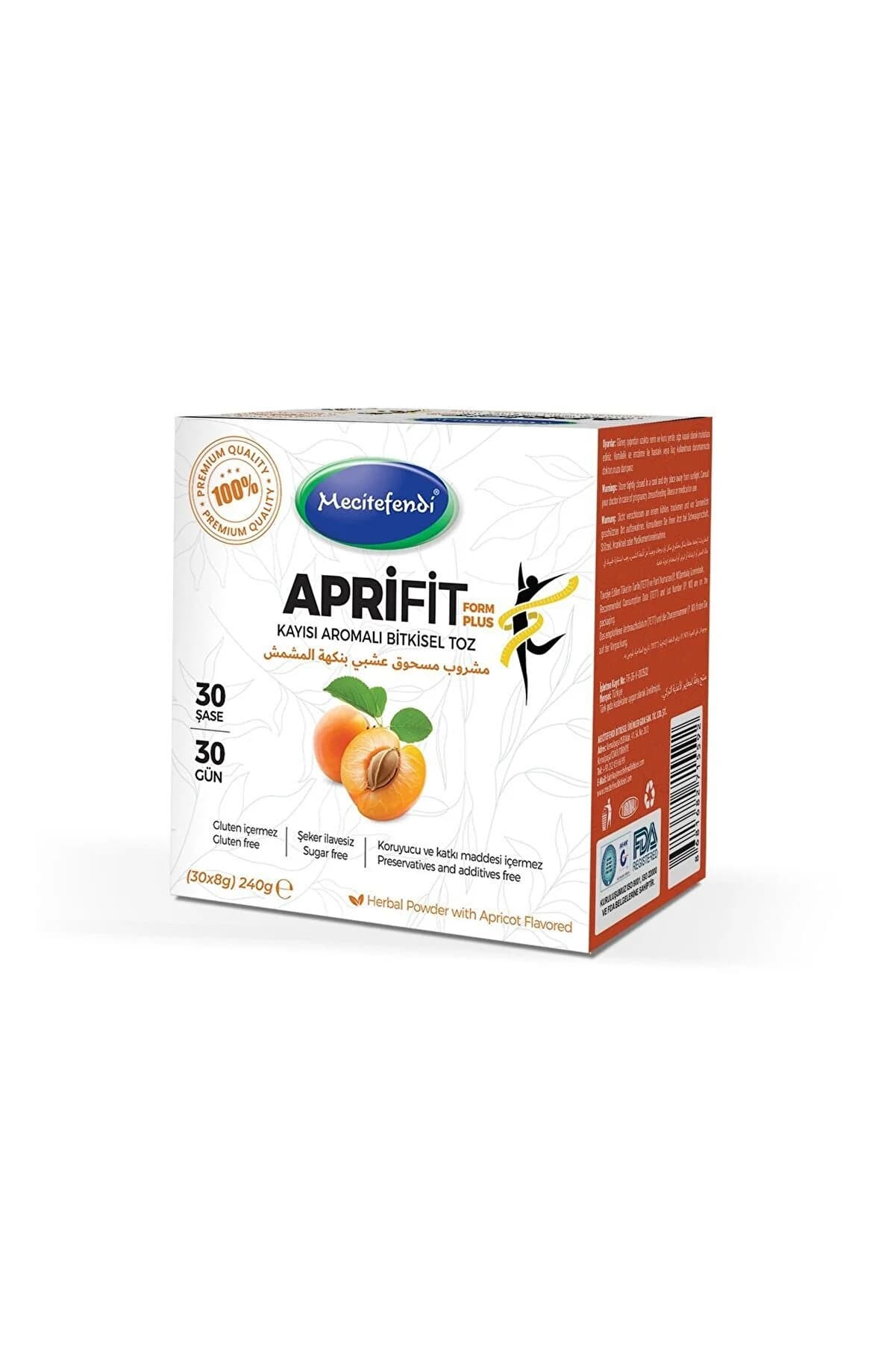 Mecitefendi APRİFİT KAYISI AROMALI BİTKİSEL TOZ 30 ŞASE