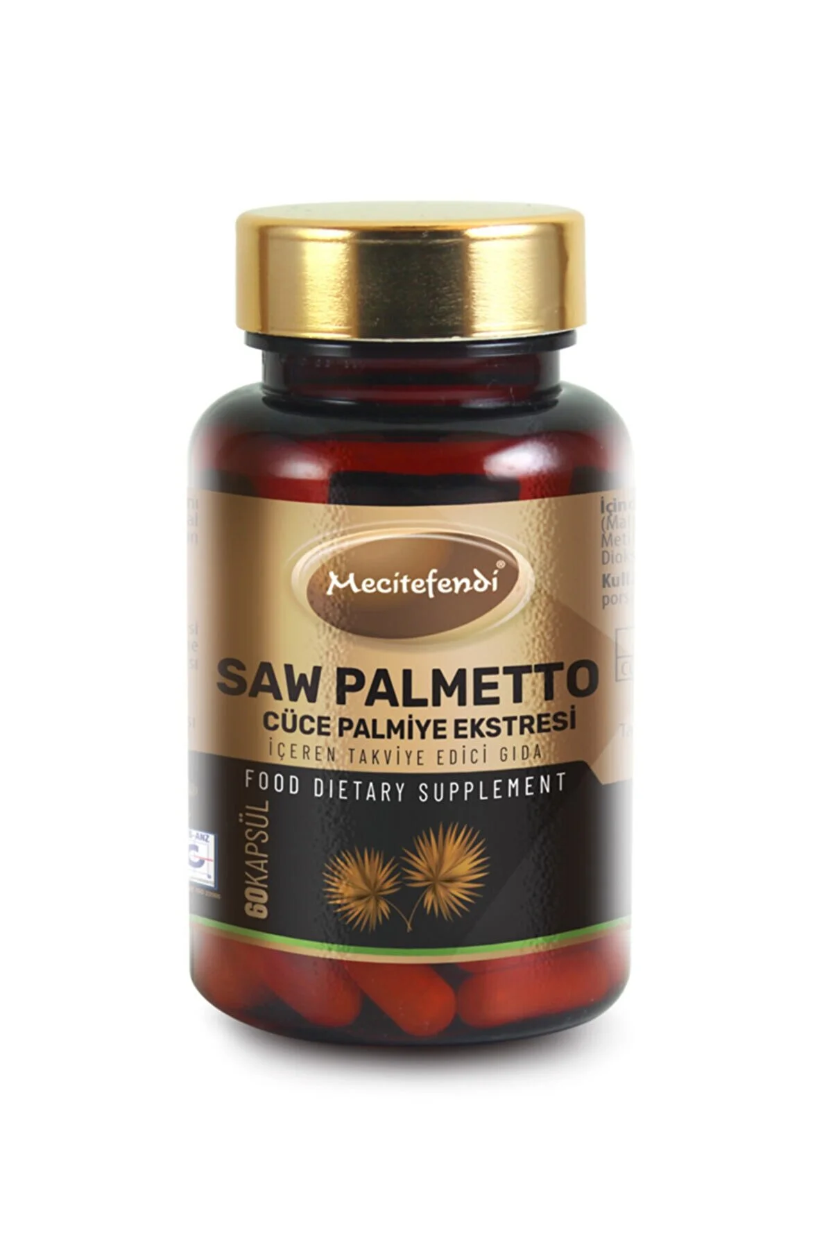 Mecitefendi Saw Palmetto Cüce Palmiye Ekstraktı (580 Mg 60 Kapsül)