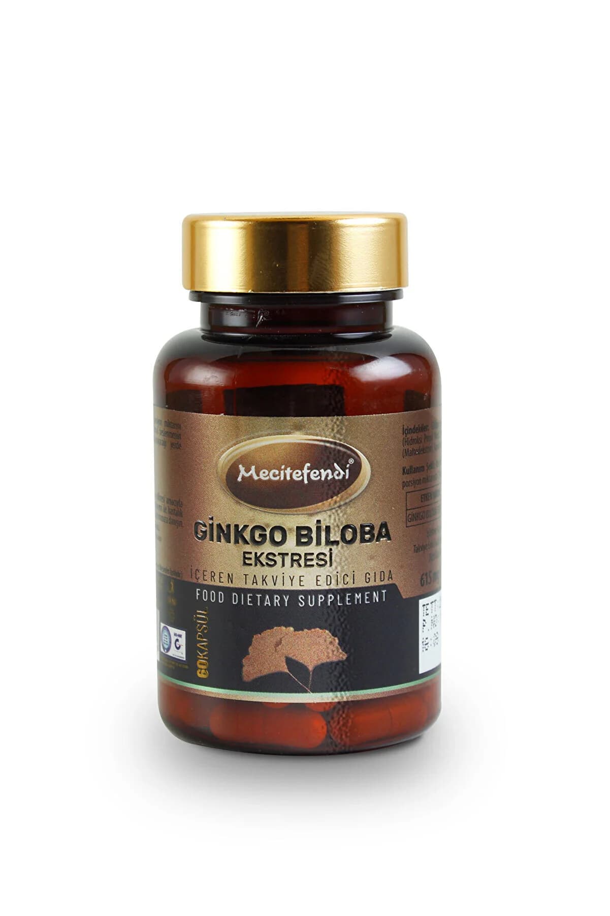 Mecitefendi Ginkgo Biloba Ekstresi 30 Kapsül 550 mg