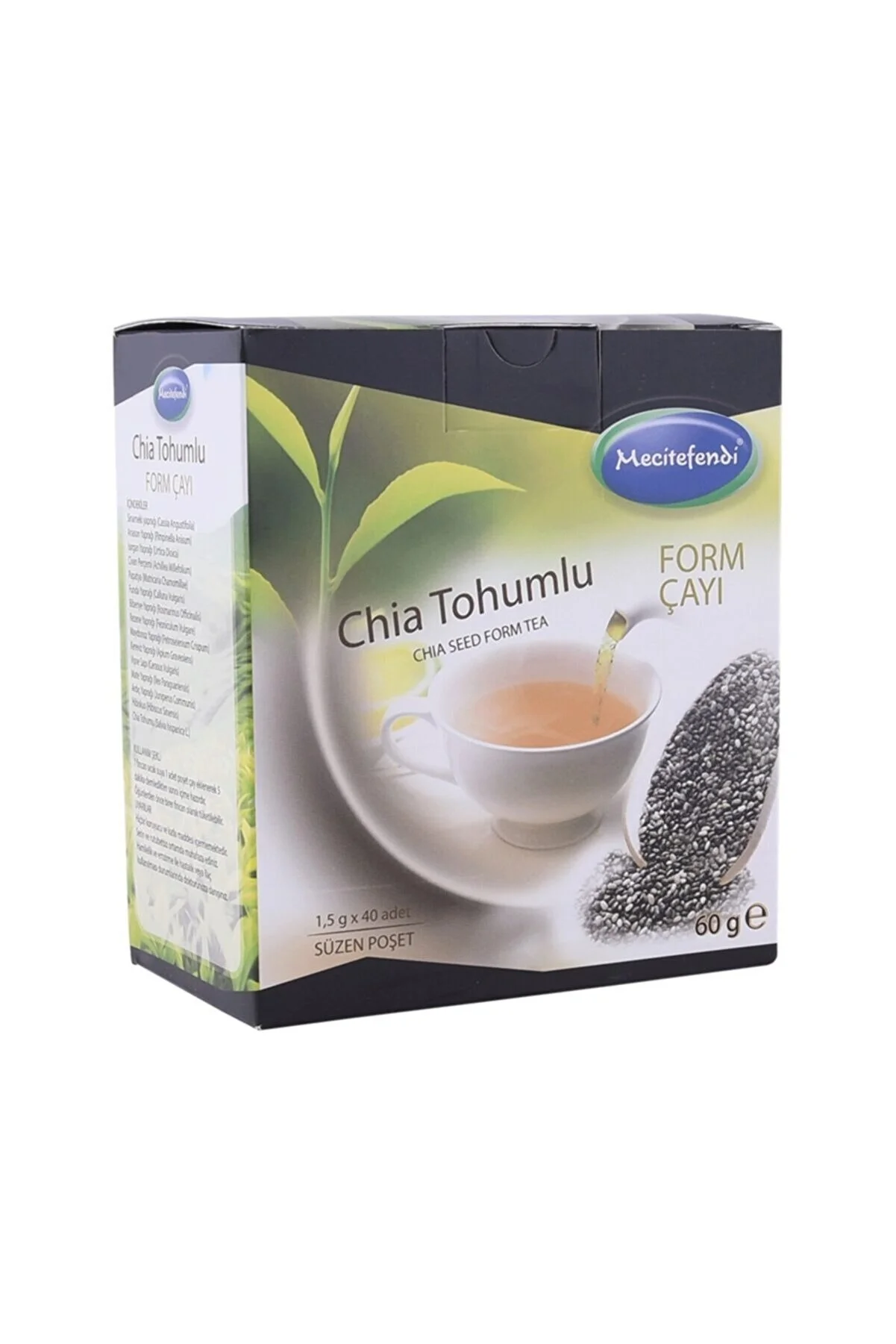 Mecitefendi Chia Tohumlu Çay 40lı Süzen Poşet