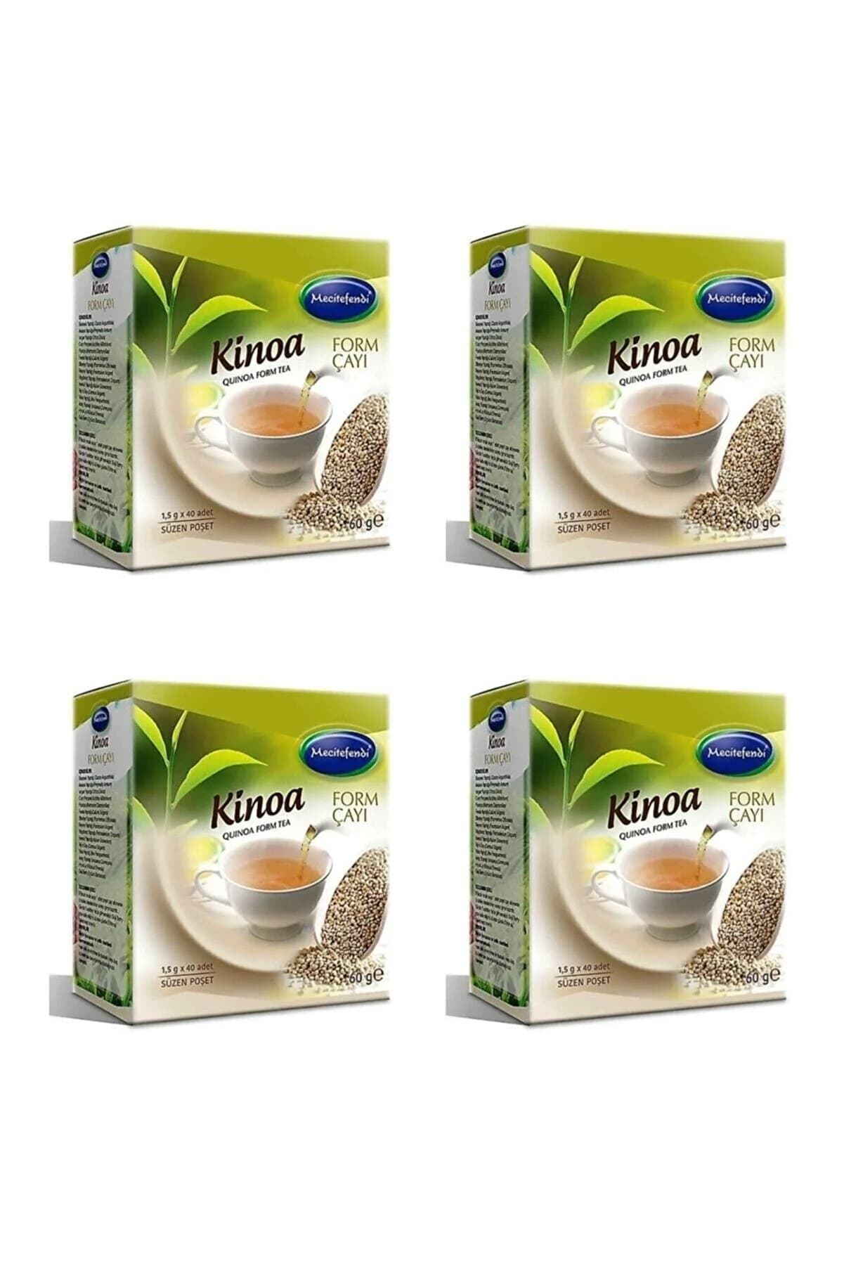 Mecitefendi Kinoa Çayı Süzen Poşet (40 Lu ) 4 Paket