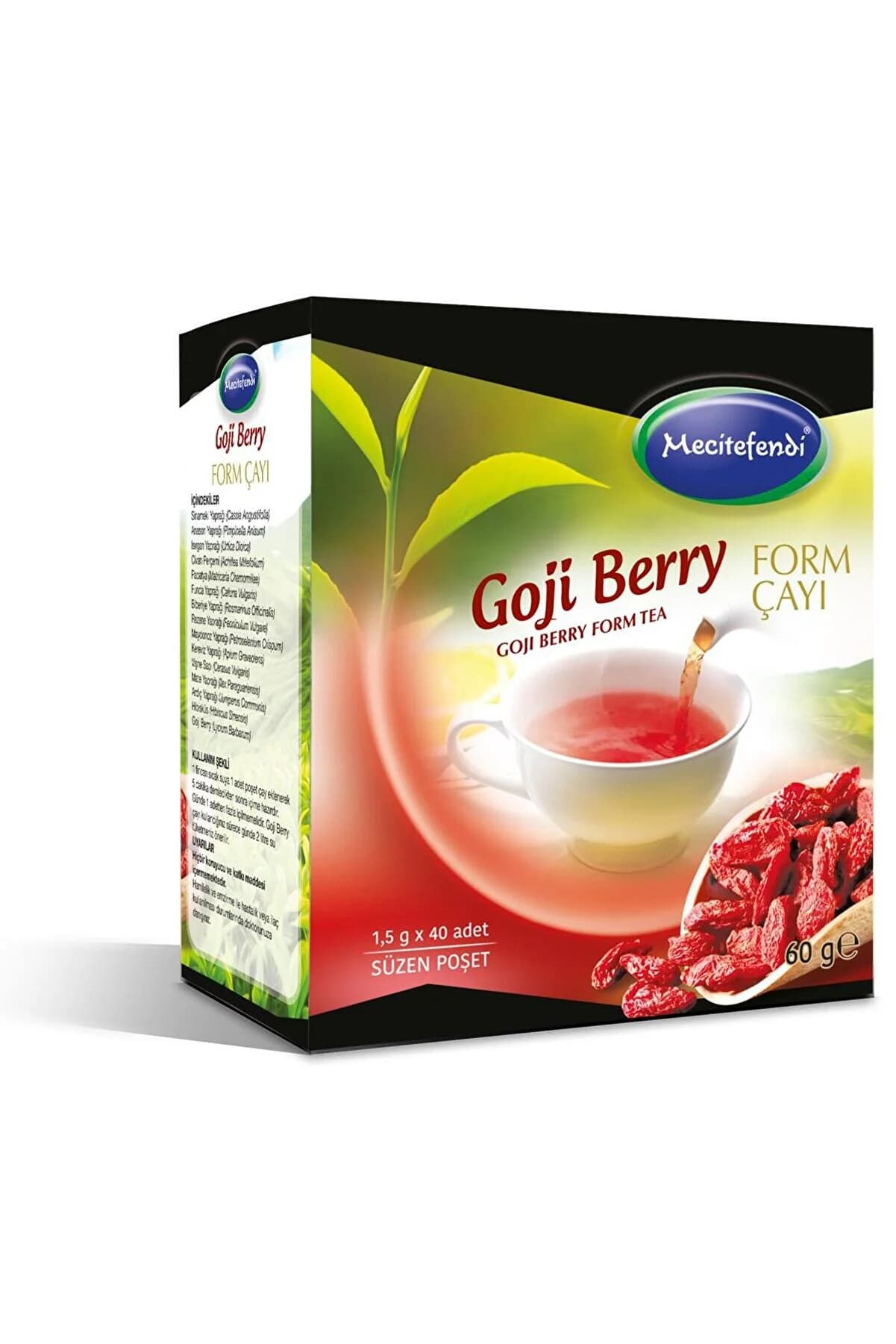 Mecitefendi Goji Beryyli Çay (SÜZEN POŞET 40LI)