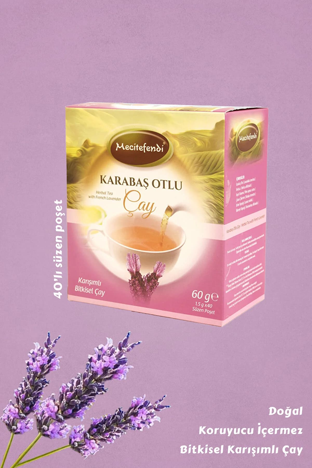 Mecitefendi Karabaşlı Çay Süzen 40'lı Poşet
