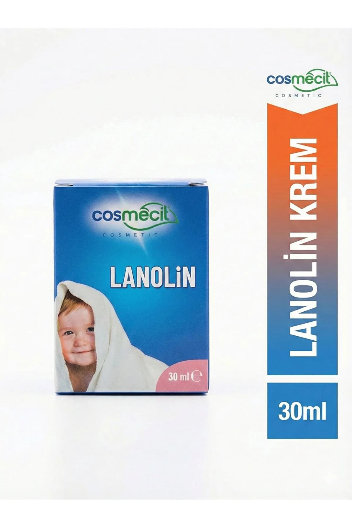 cosmecit Lanolin Göğüs Ucu ve Bebek Bakım Kremi - Kuru ve Çatlak Karşıtı Onarıcı Balm 30 ml