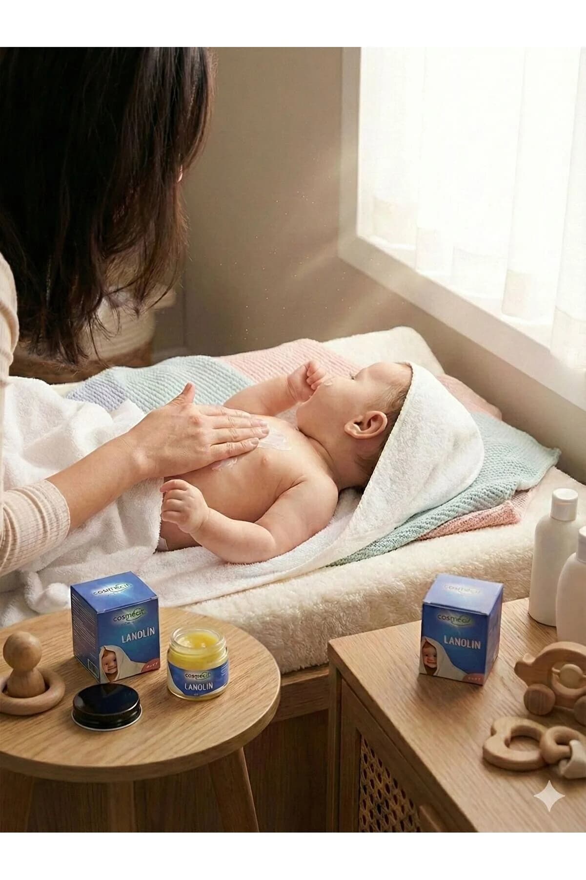 cosmecit Lanolin Göğüs Ucu ve Bebek Bakım Kremi - Kuru ve Çatlak Karşıtı Onarıcı Balm 30 ml