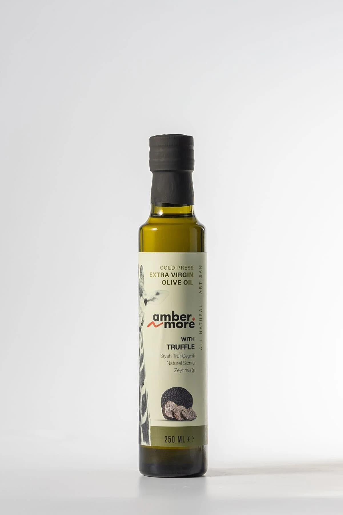 AMBERNMORE Siyah Trüf Çeşnili Naturel Sızma Zeytinyağı