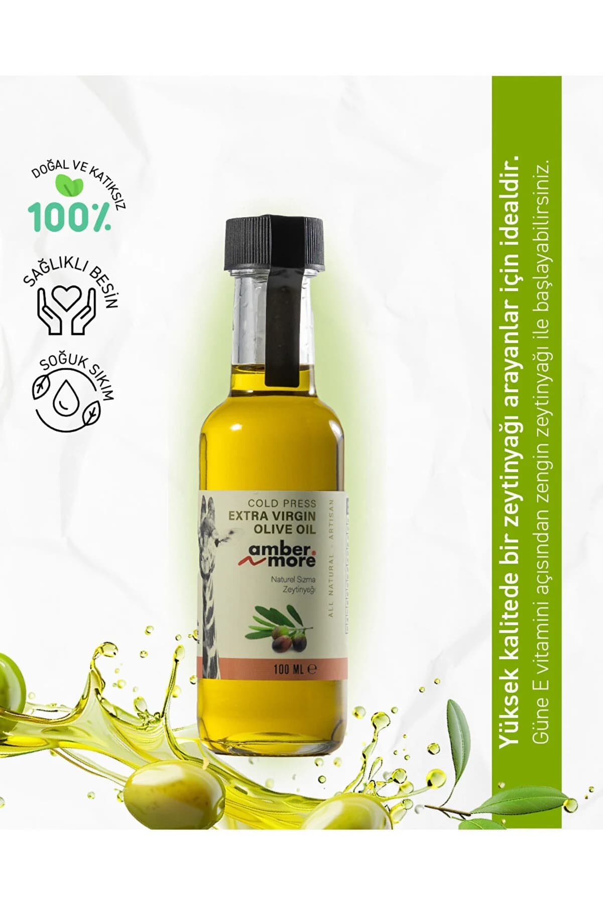 AMBERNMORE Naturel Sızma Zeytinyağı 100 ml