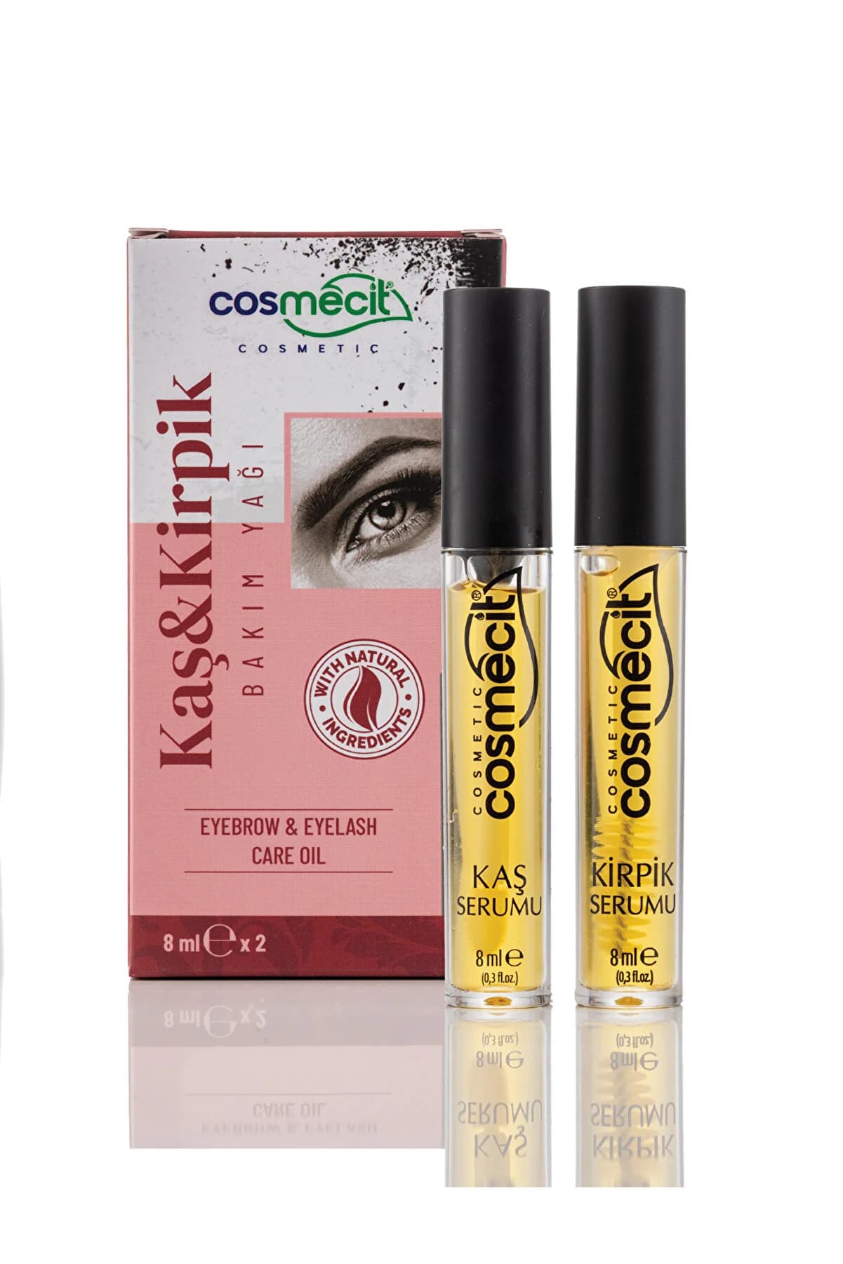 cosmecit KAŞ & KİRPİK BAKIM YAĞI (8 ml+8 ml)