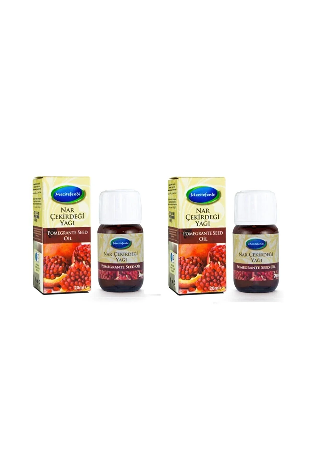 Mecitefendi 2 Adet Nar Çekirdeği Yağı 2x20 Ml