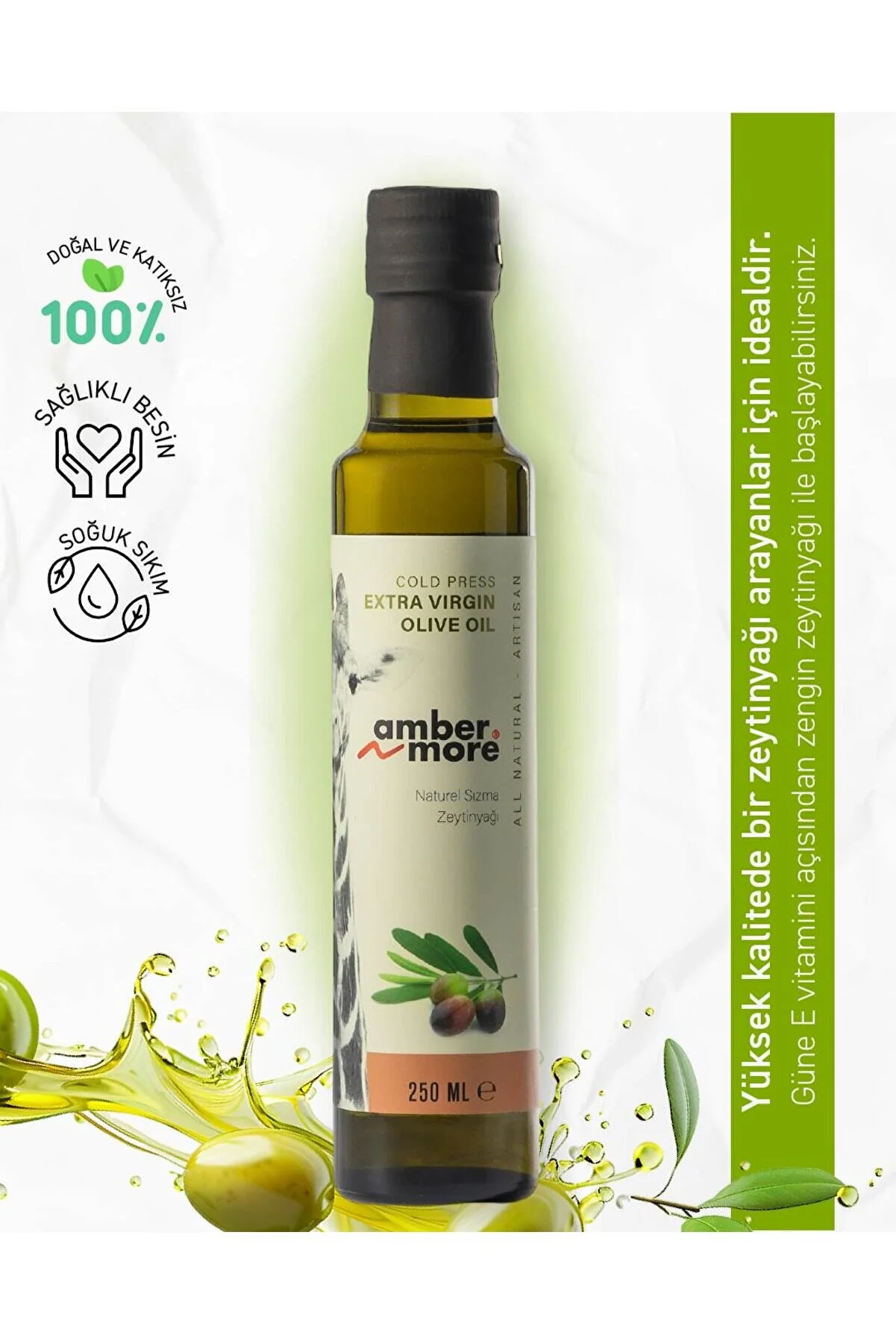 AMBERNMORE Naturel Sızma Zeytinyağı 250 ml