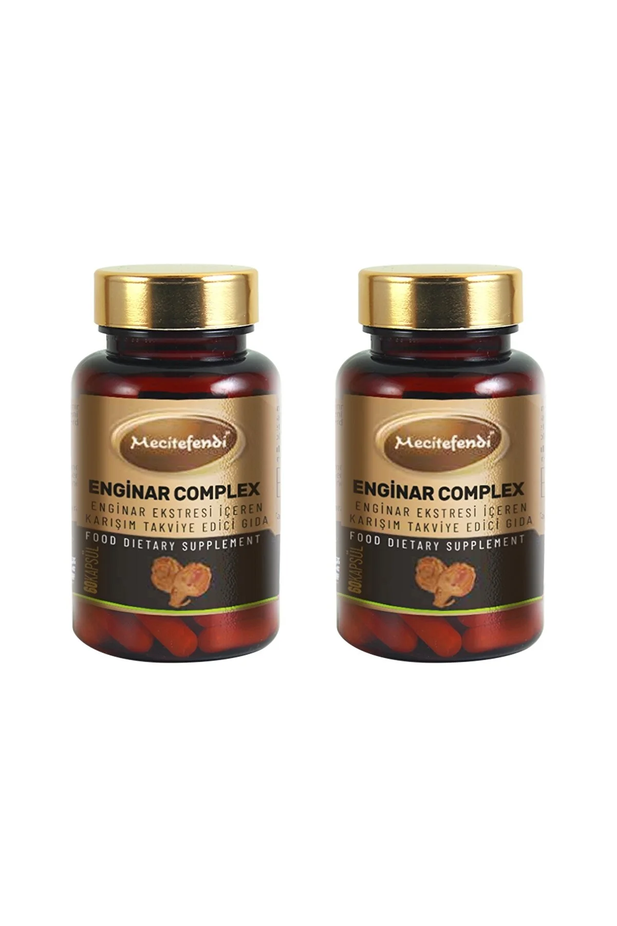 Mecitefendi Enginar Kompleks Takviye Edici Gıda 850mg*60 x 2 ADET