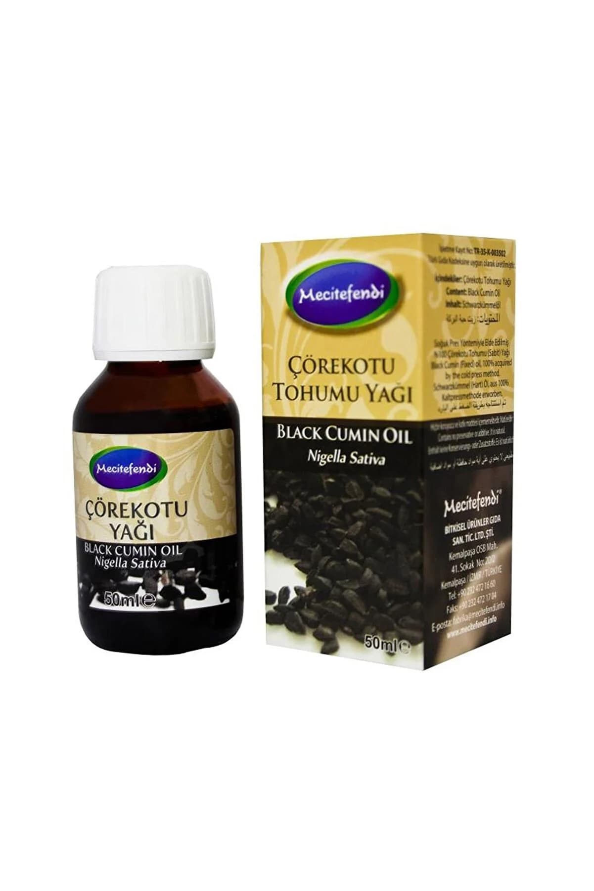 Mecitefendi Çörekotu Yağı ( Çörek Otu ) 50 ml Mecitefendi