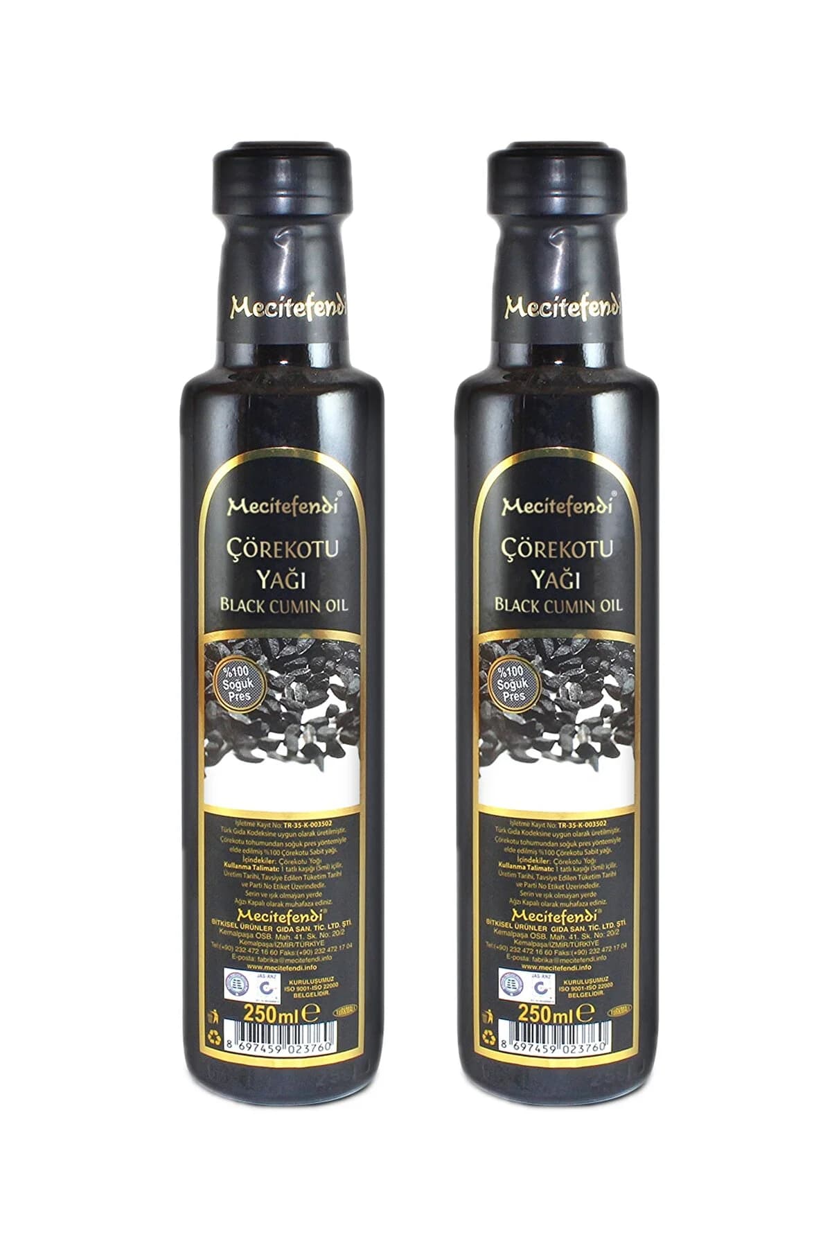 Mecitefendi Çörekotu Yağı 2'li 250ml