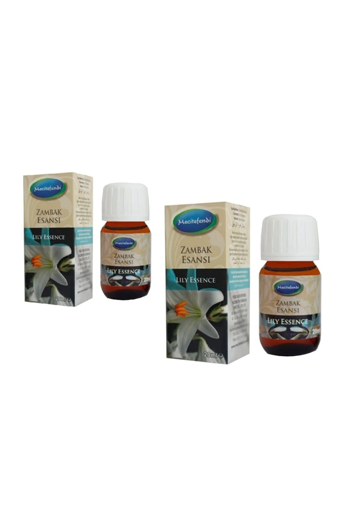 Mecitefendi 2 Adet Zambak Esansı 2x20 ml