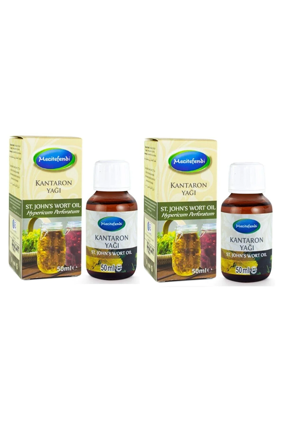 Mecitefendi 2 Adet Kantaron Yağı 2x50 Ml
