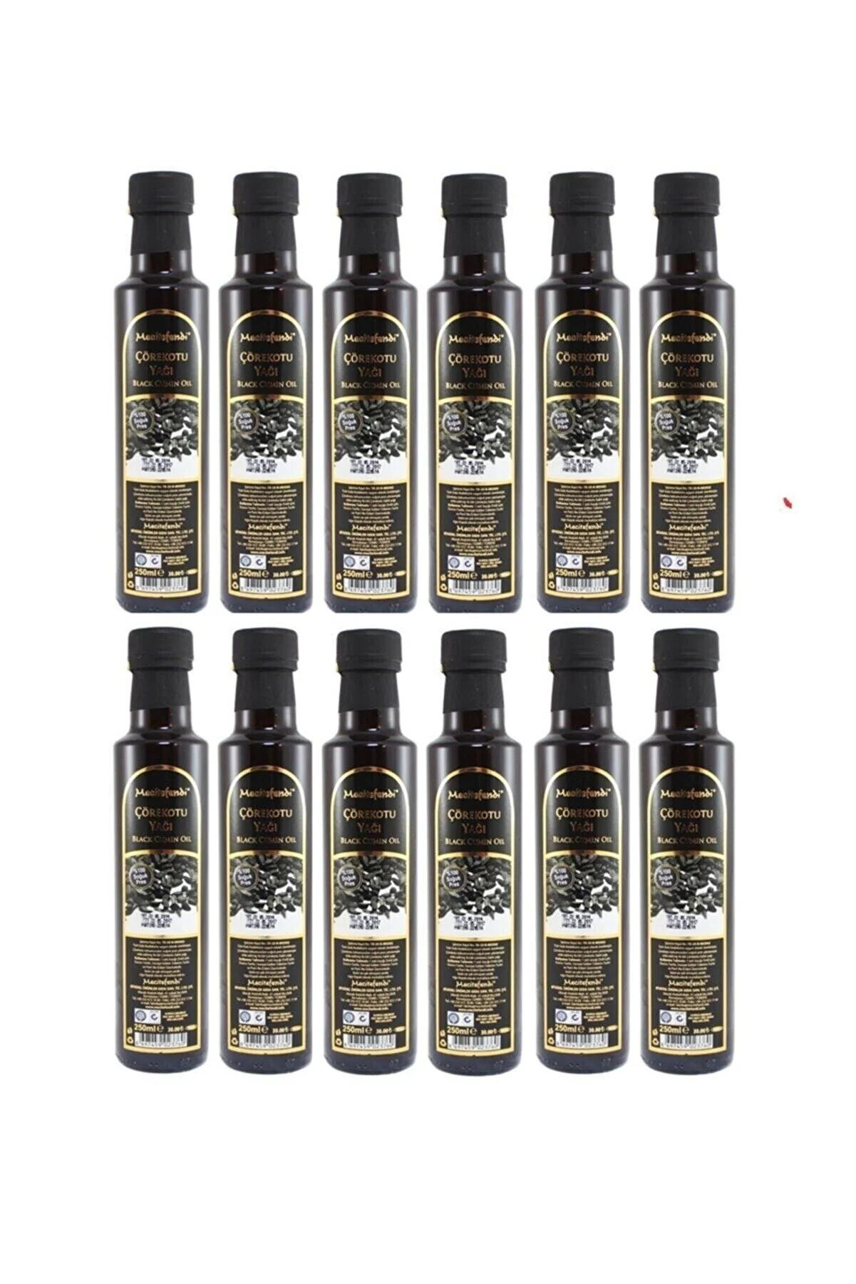 Mecitefendi 1 Koli Çörek Otu Çörekotu Yağı 12 X 250 ml
