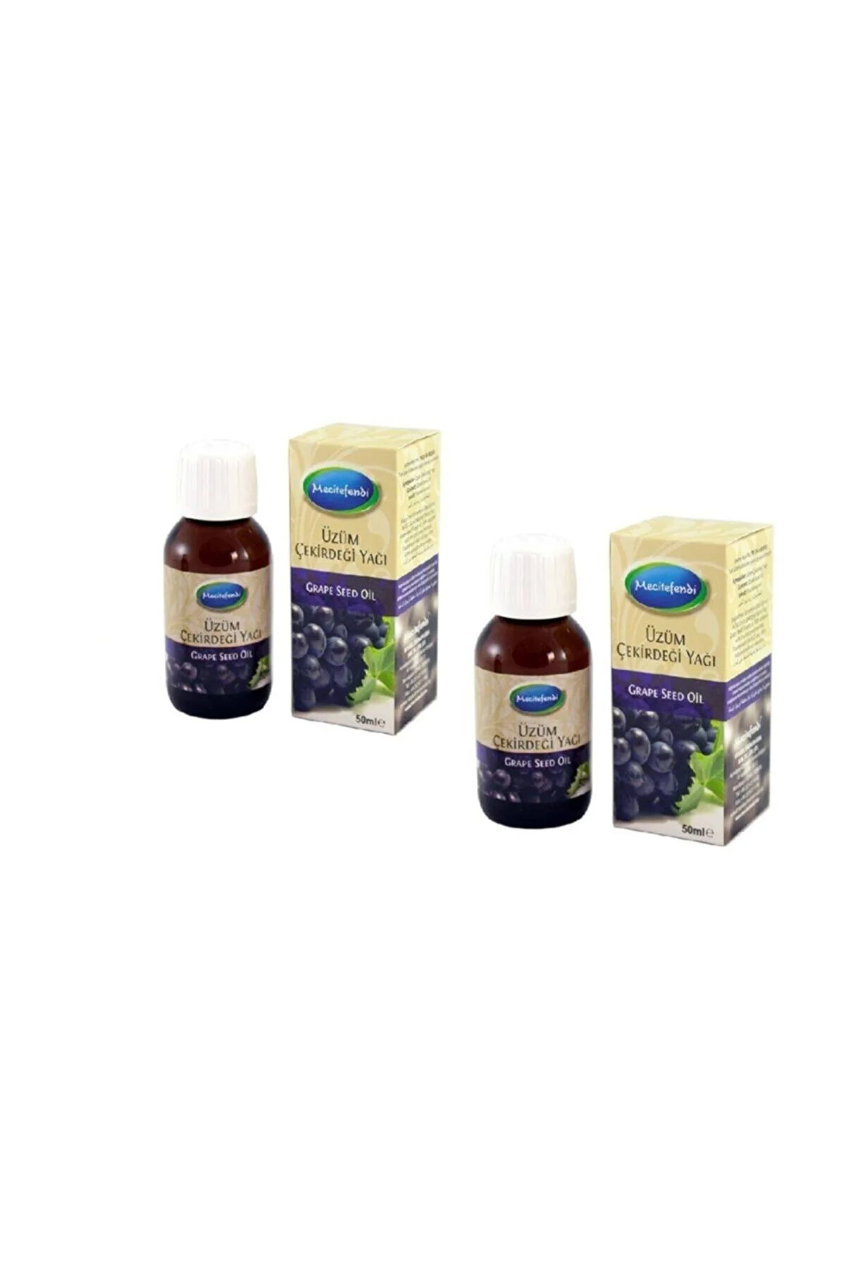 Mecitefendi 2 Adet Mecitefendi Üzüm Çekirdeği Yağı 2x50 ml