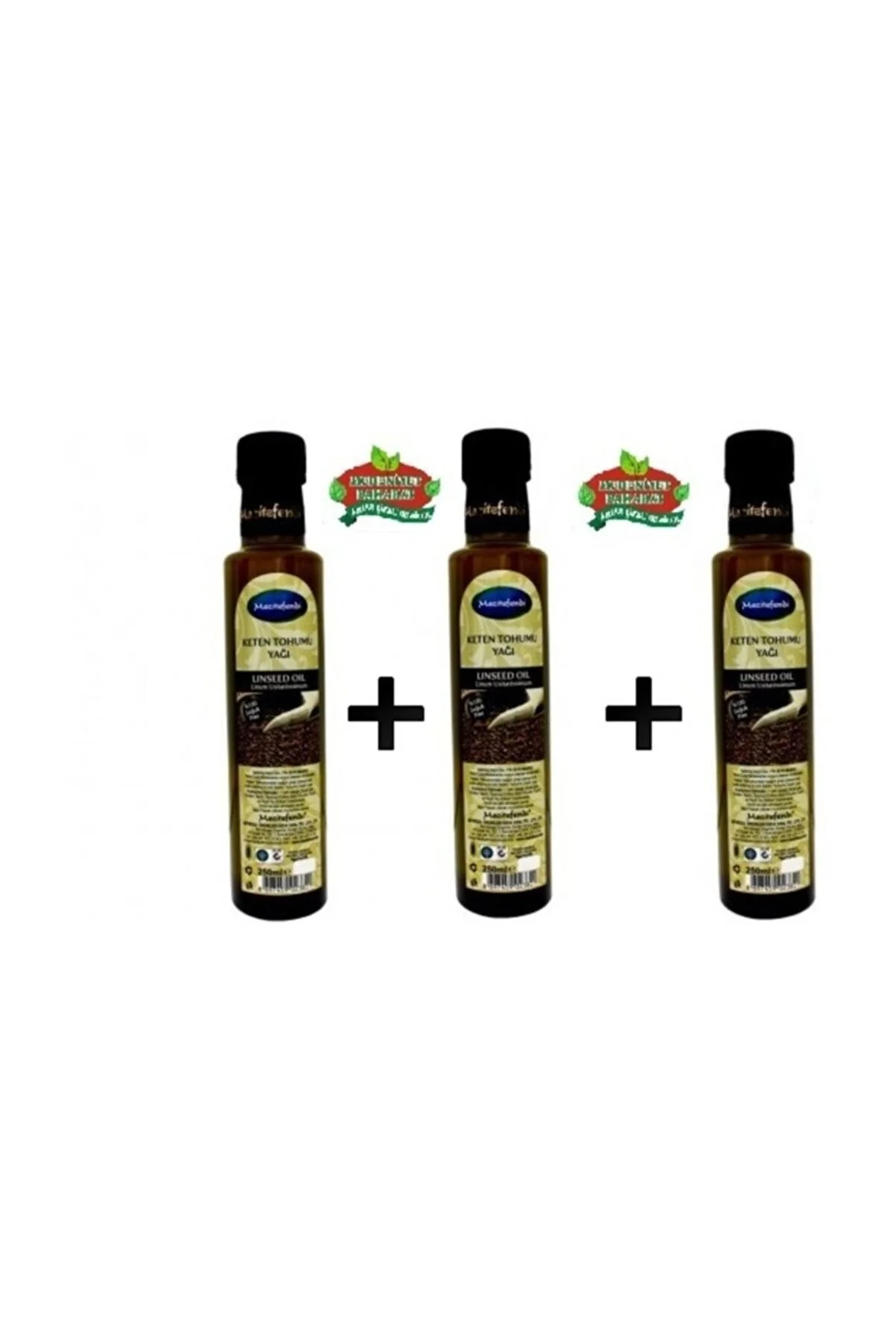Mecitefendi 3 Adet Mecitefendi Keten Tohumu Yağı 250 Ml Soğuk Pres