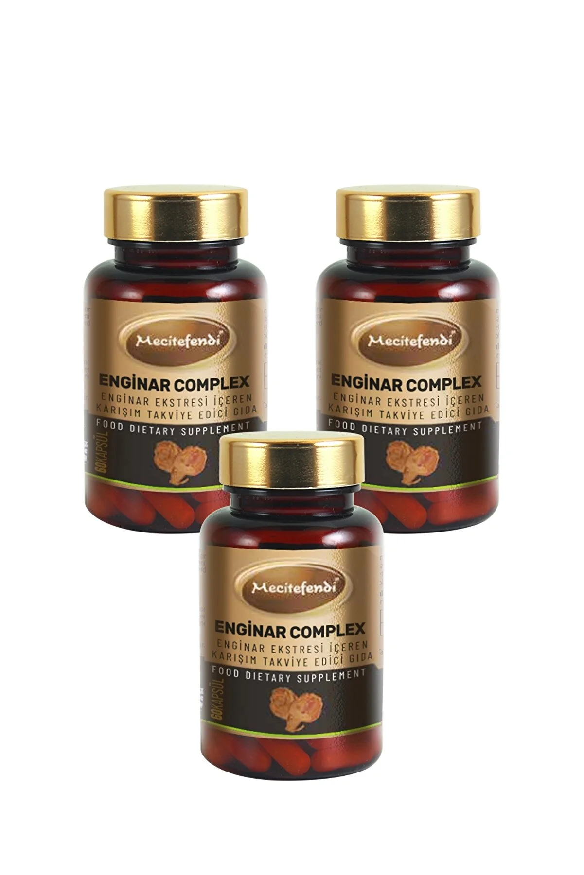 Mecitefendi Enginar Kompleks Takviye 850mg*60 x 3 adet