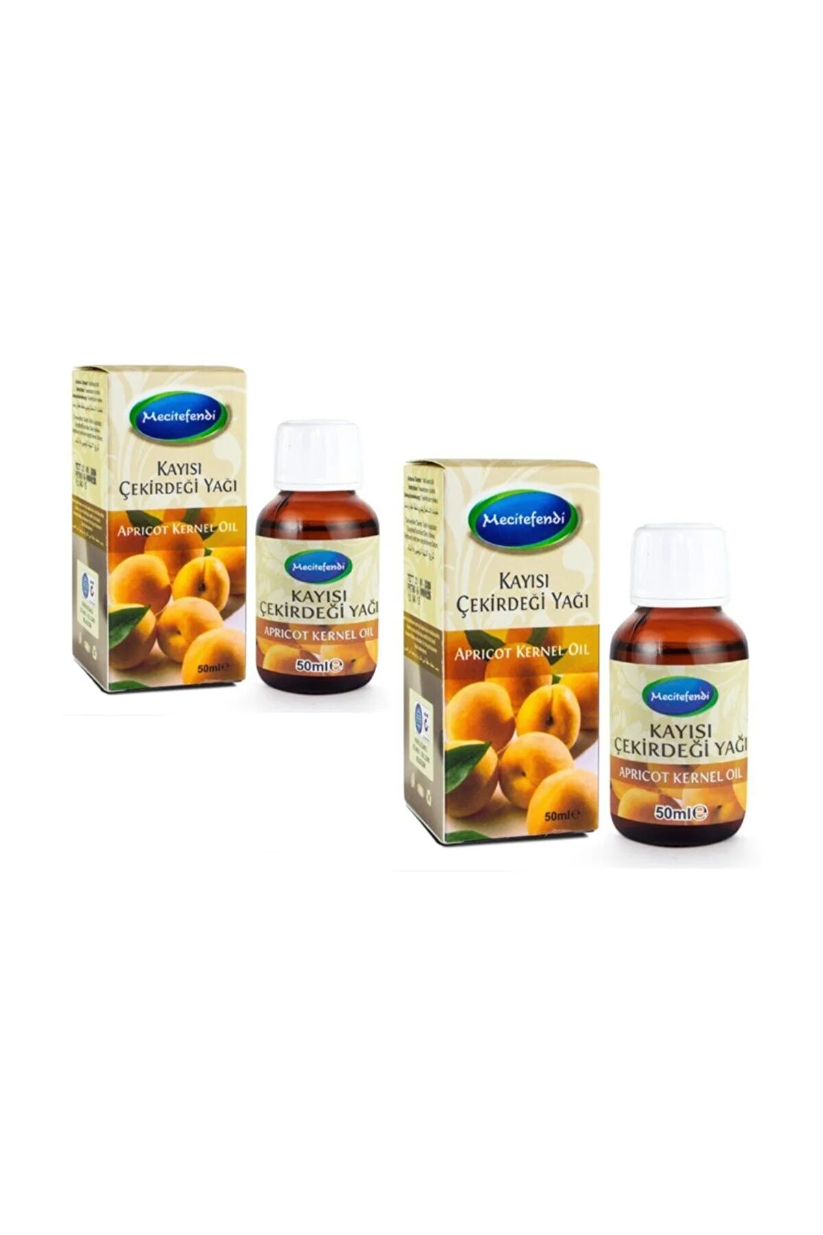 Mecitefendi 2 Adet Mecitefendi Kayısı Çekirdeği Yağı 2x50 ml