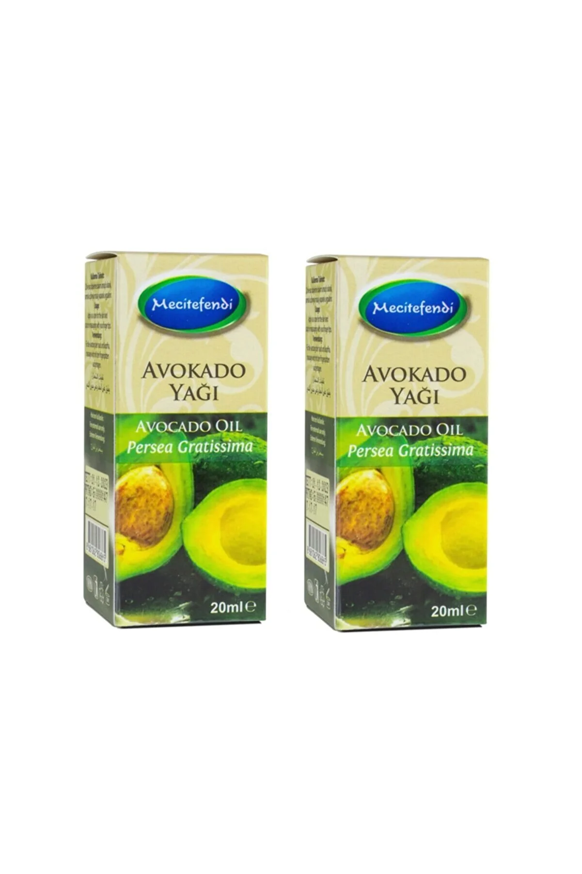 Mecitefendi 2 adet Avokado Yağı 2x20 ml