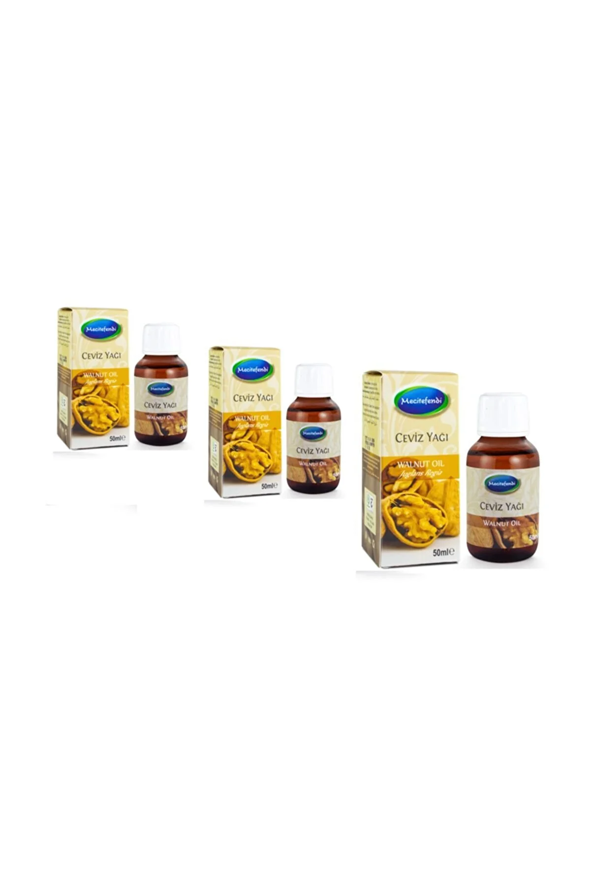 Mecitefendi 3 Adet Ceviz Yağı 3x50 ml