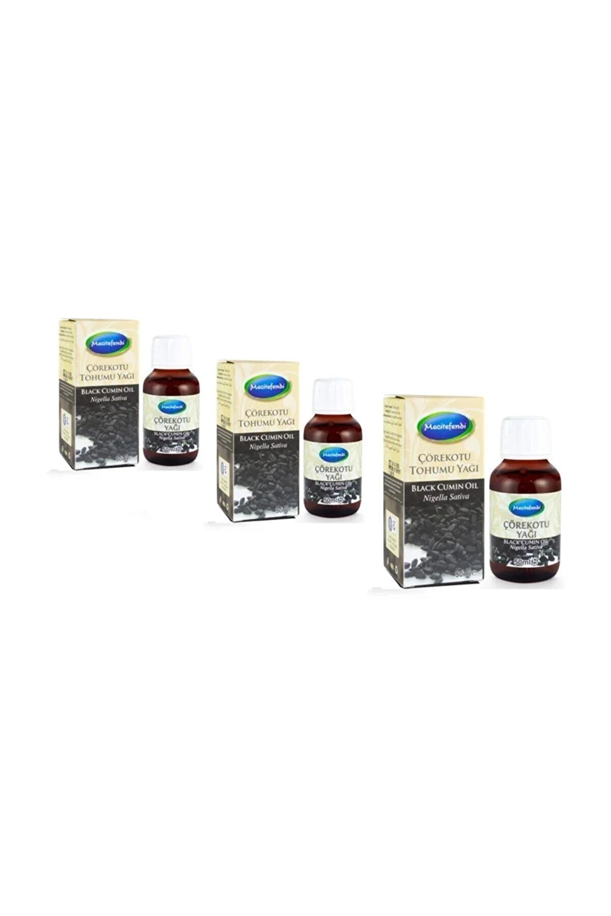 Mecitefendi 3 Adet Mecitefendi Çörekotu Yağı 3x50 ml