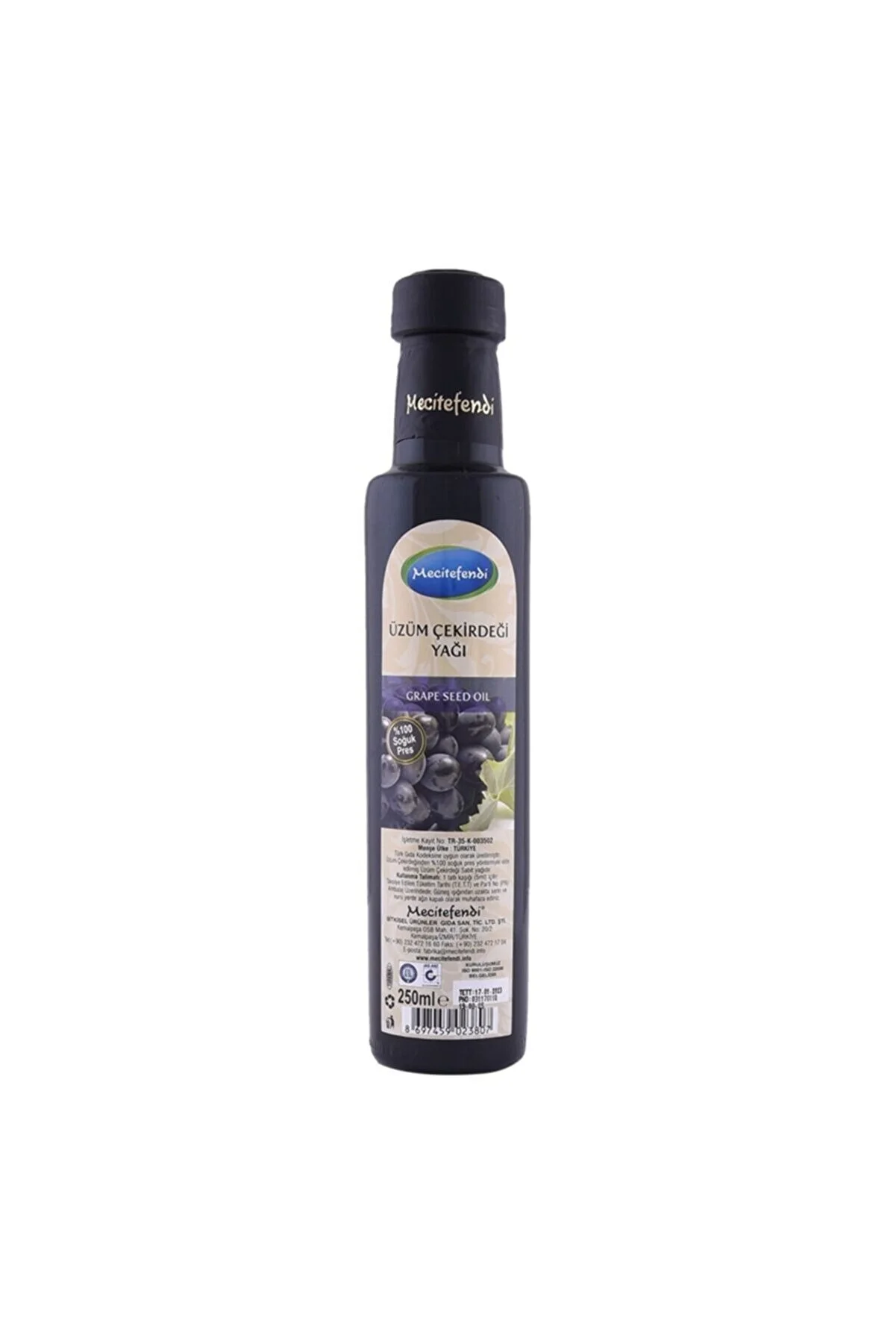 Mecitefendi Üzüm Çekirdeği Yağı 250ml