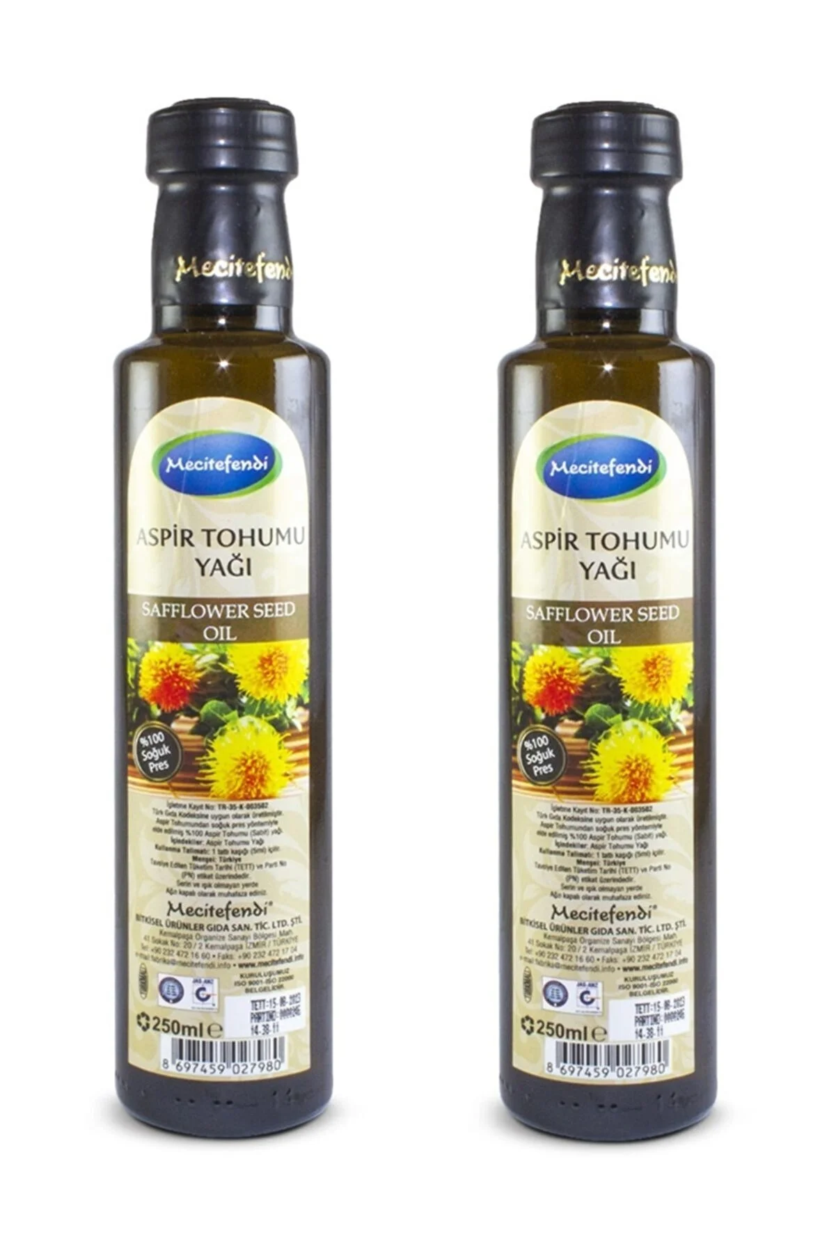 Mecitefendi 2 Adet Aspir Tohumu Yağı 250 Ml