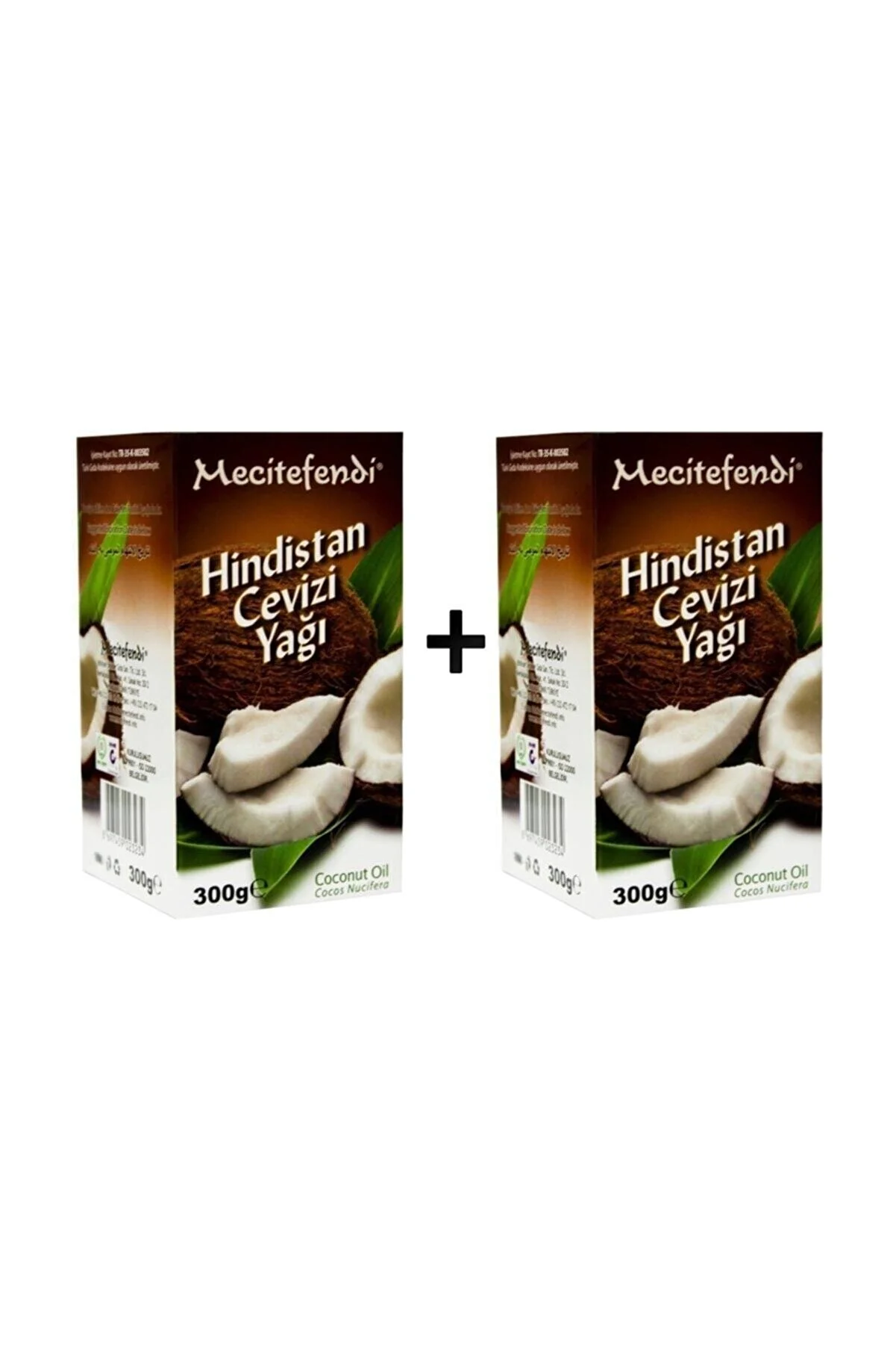 Mecitefendi 2 Adet Hindistan Cevizi Yağı 300 gr.