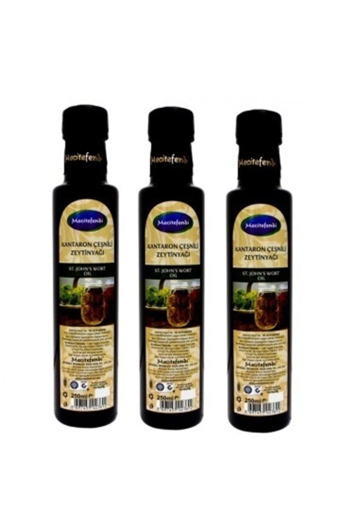 Mecitefendi 3 Adet Kantaron Yağı 3x250 ml.