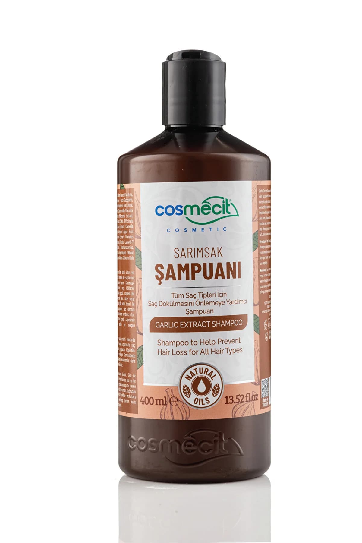 cosmecit Saç Dökülmesine Ve Kepeğe Karşı Sarımsak Şampuanı 400ml