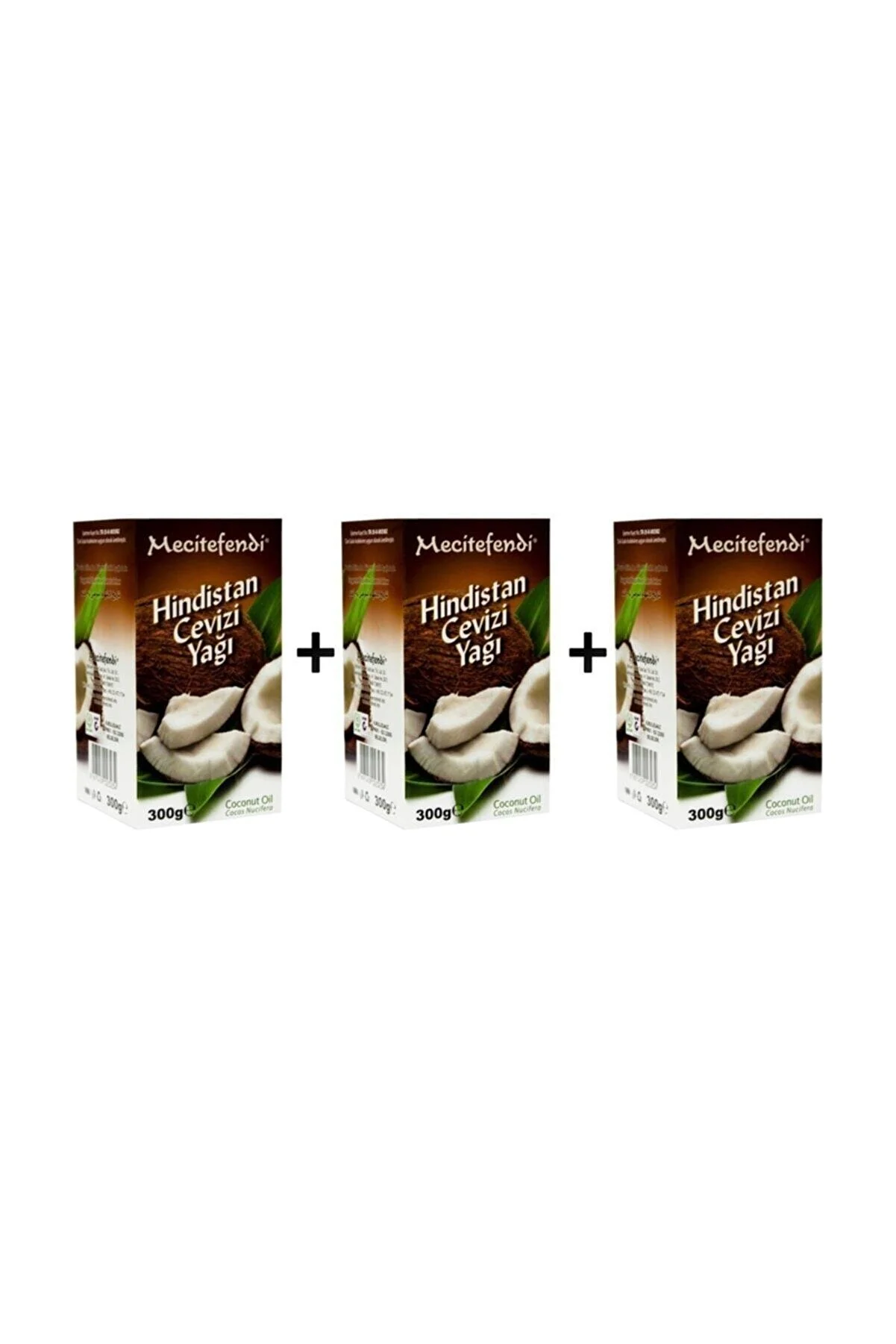 Mecitefendi 3 Adet Hindistan Cevizi Yağı 300 gr