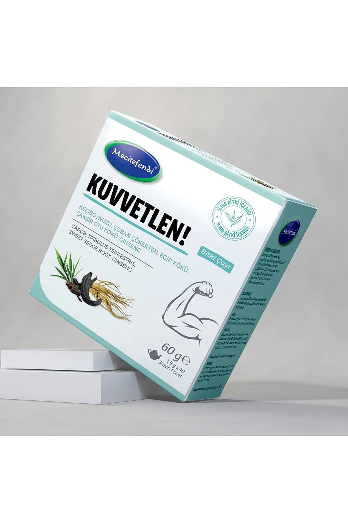 Mecitefendi Kuvvetlen Bitki Çayı (Süzen Poşet 40'lı)