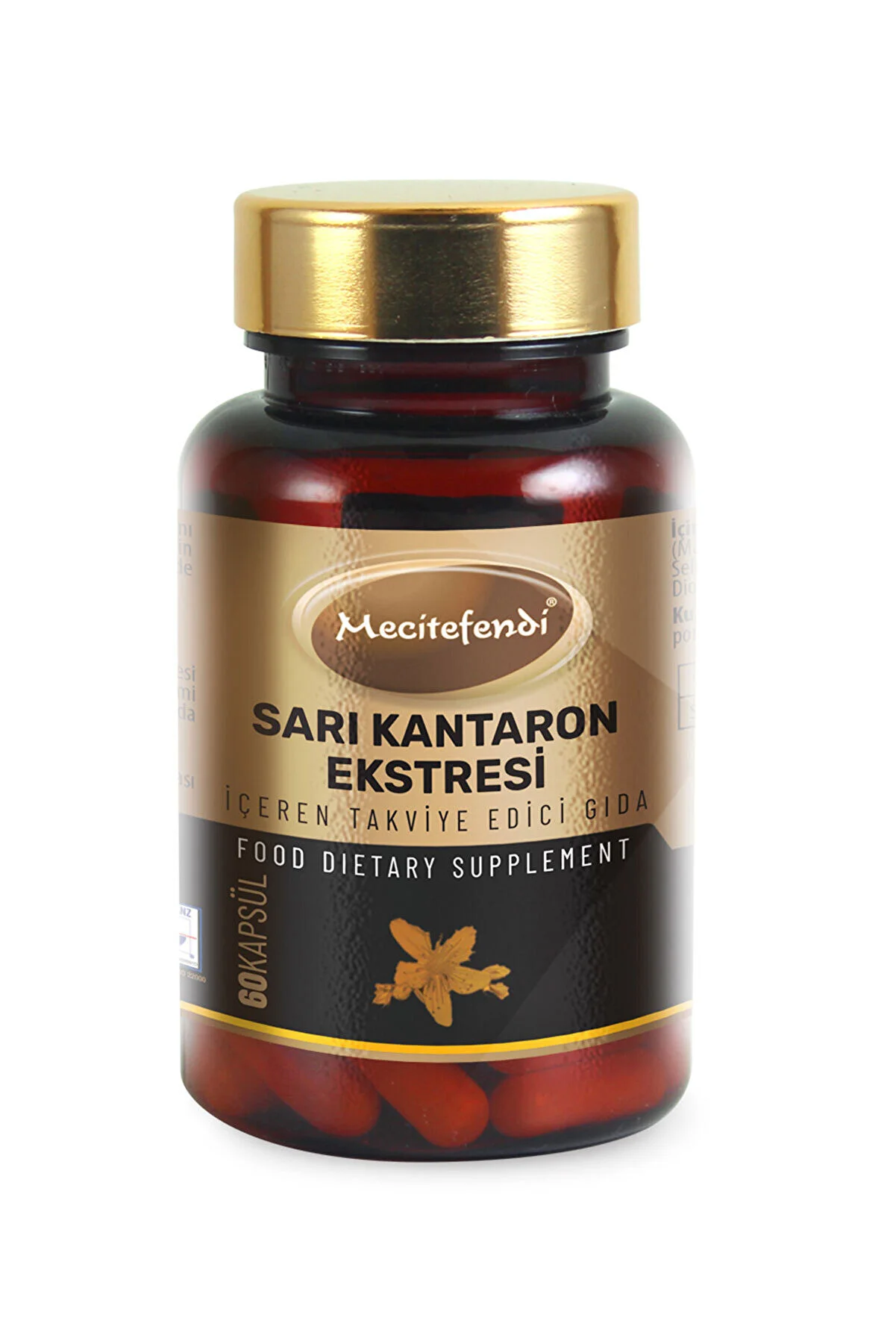 Mecitefendi Sarı Kantaron Ekstresi Içeren Takviye Edici Gıda 60 Kapsül 620 mg